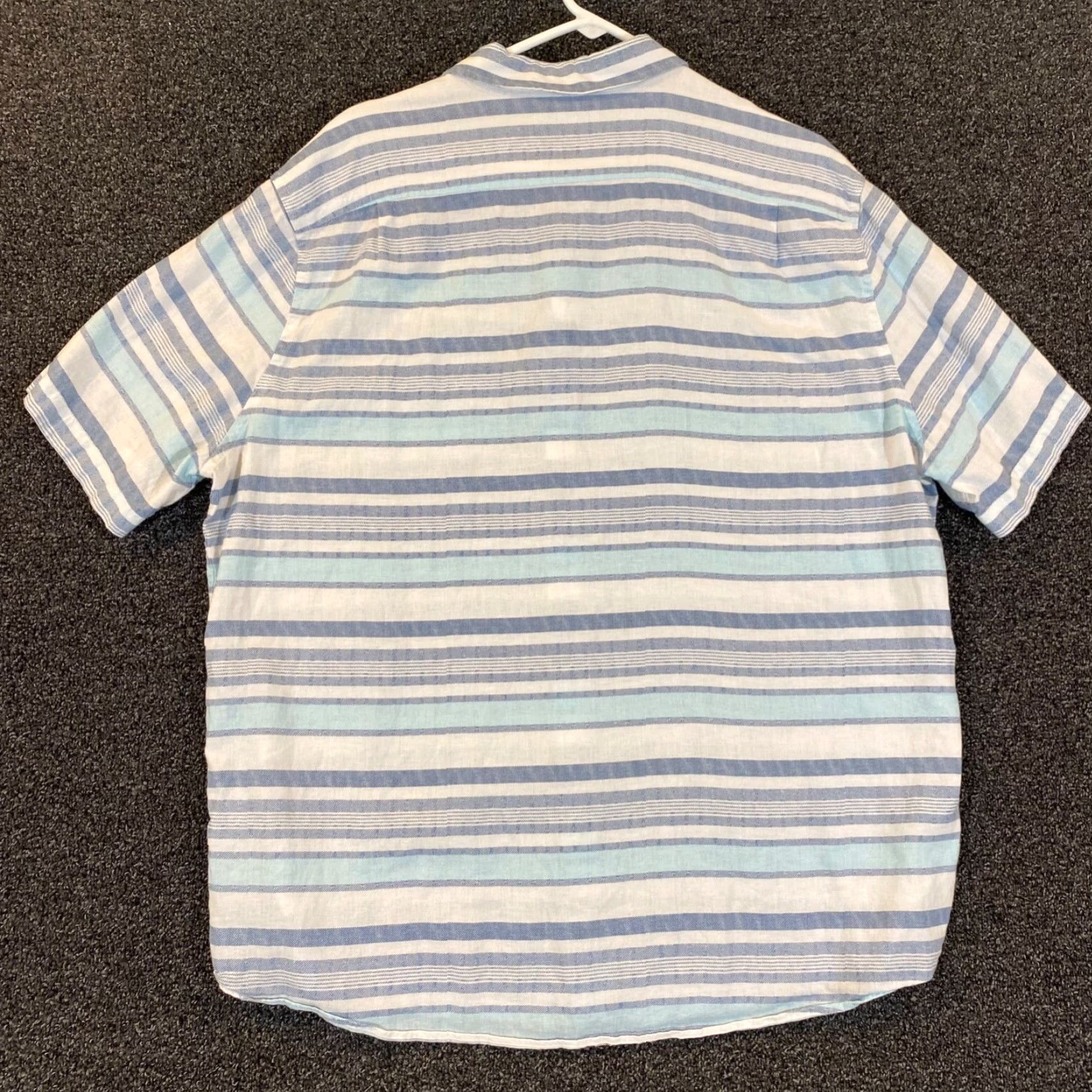 Southern Tide VINTAGE Southern Tide Shirt Men XL Short Sleeve Linen Blend Button-Up Blue White Striped Casual Size US XL / EU 56 / 4 - 7 Thumbnail