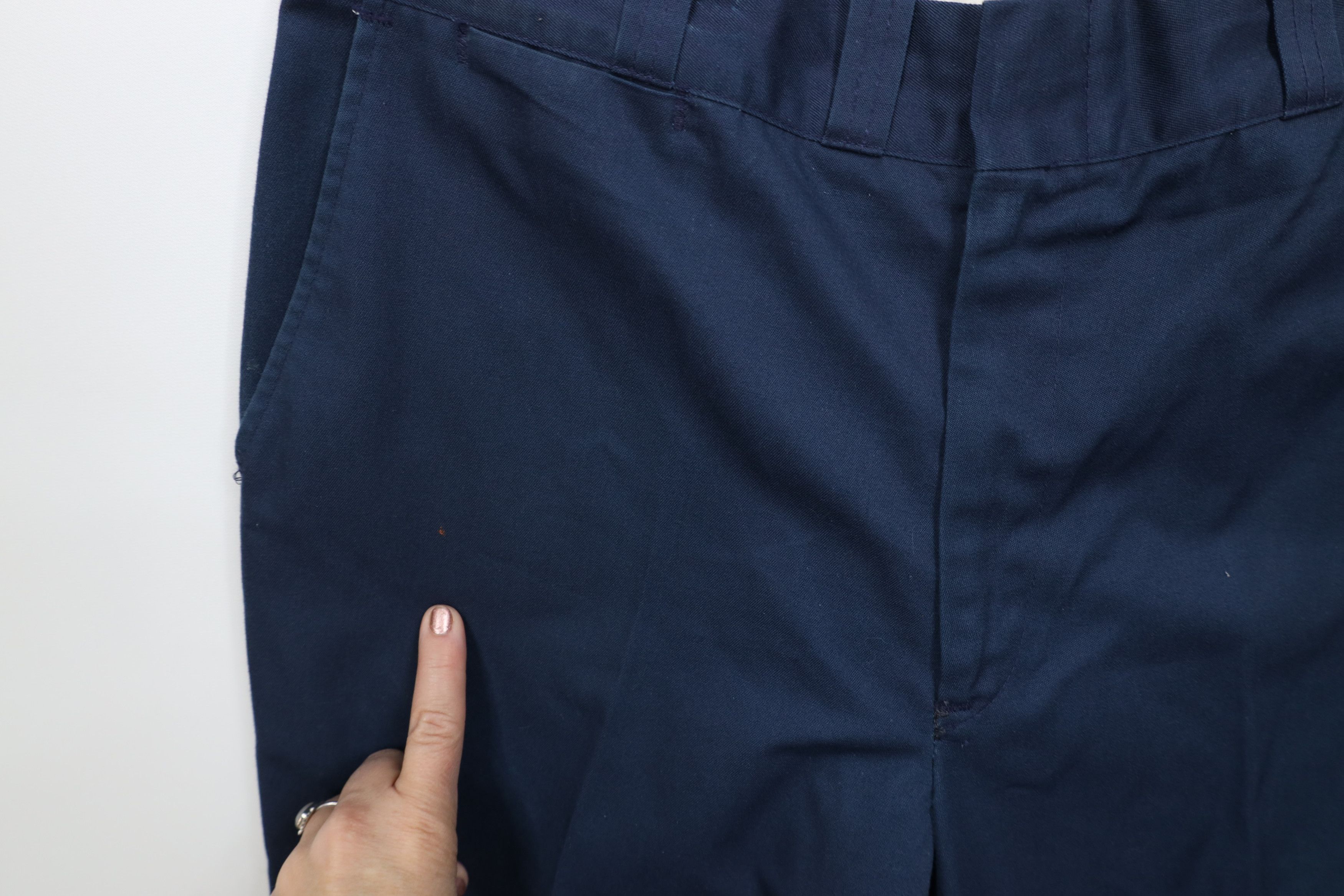 Big Mac Vintage 70s Big Mac Workwear Wide Leg Chino Pants Blue USA Size US 36 / EU 52 - 5 Thumbnail