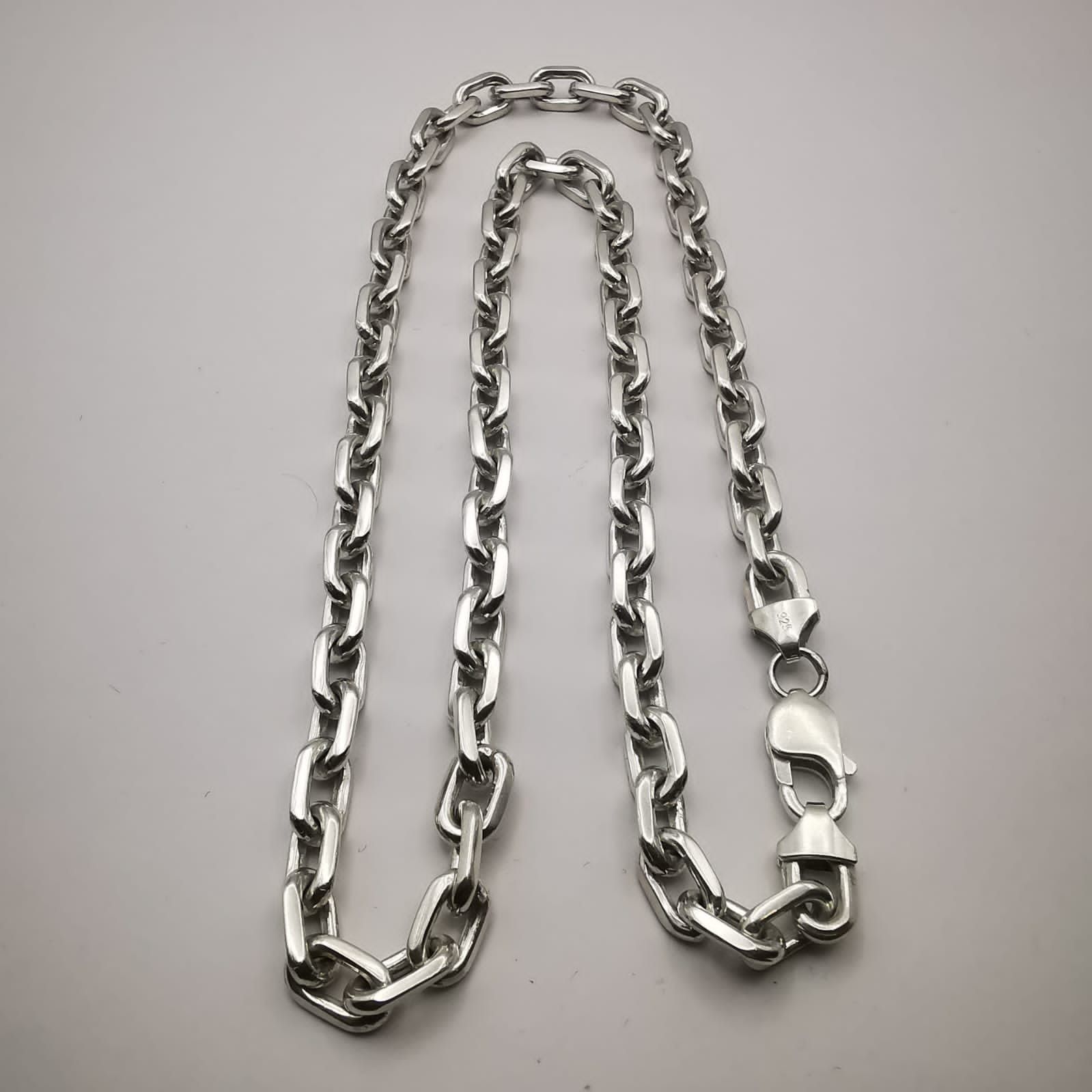 Sterling Silver Vintage 925 Sterling Silver Men's Jewelry Chain 104g Size ONE SIZE - 8 Thumbnail