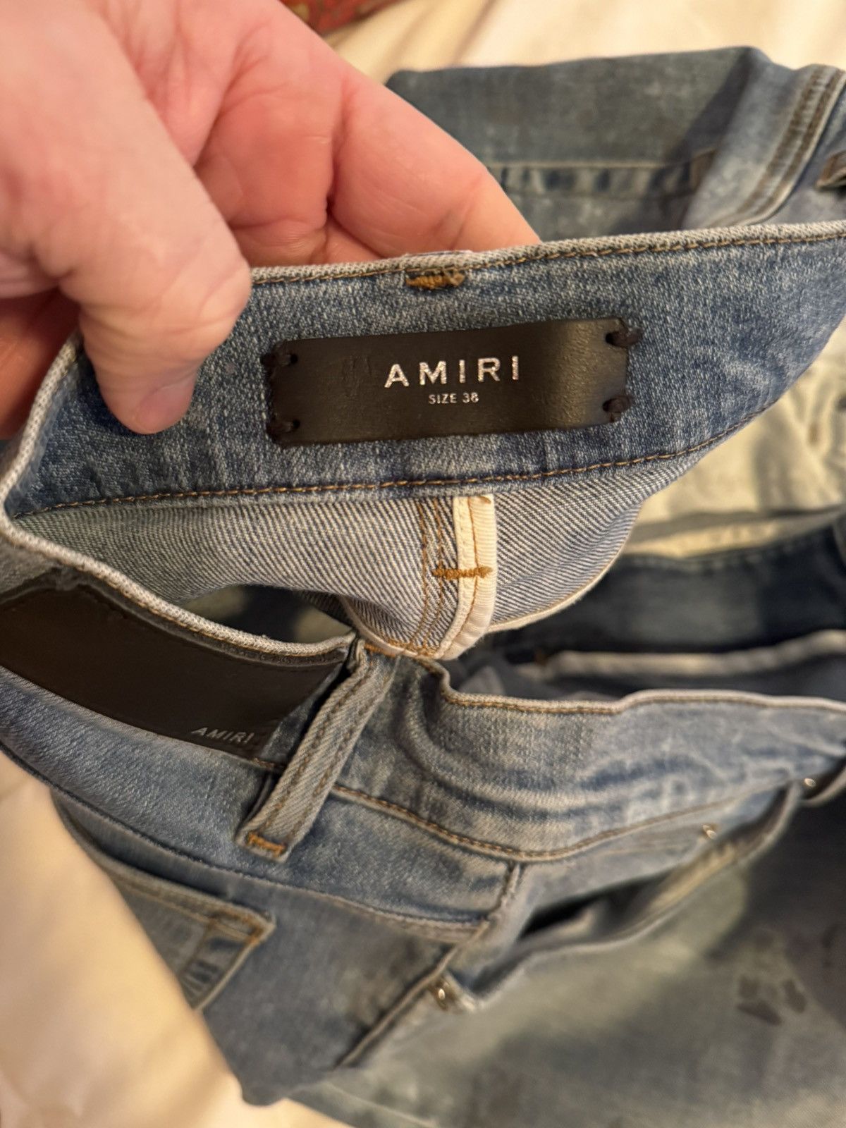 Amiri Amiri Rosebowl 'Artist Broken' Jeans Size US 38 / EU 54 - 7 Thumbnail