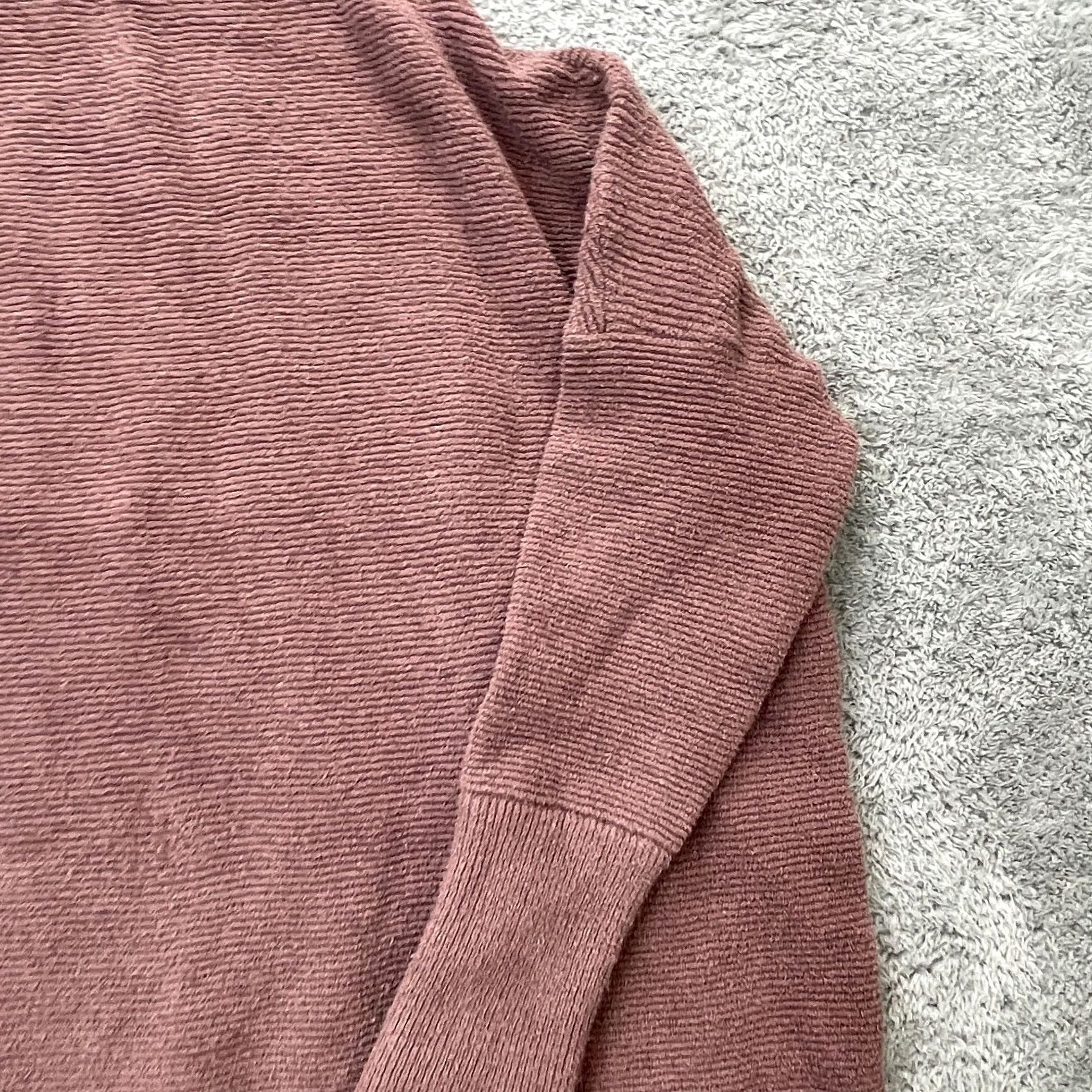 Free People Free People Sweater Womens Small Pink Tunic Slouchy Oversized Boho Knit Cotton Dolman 3/4 Sleeve Cowl Neck Logo Size S / US 4 / IT 40 - 6 Thumbnail