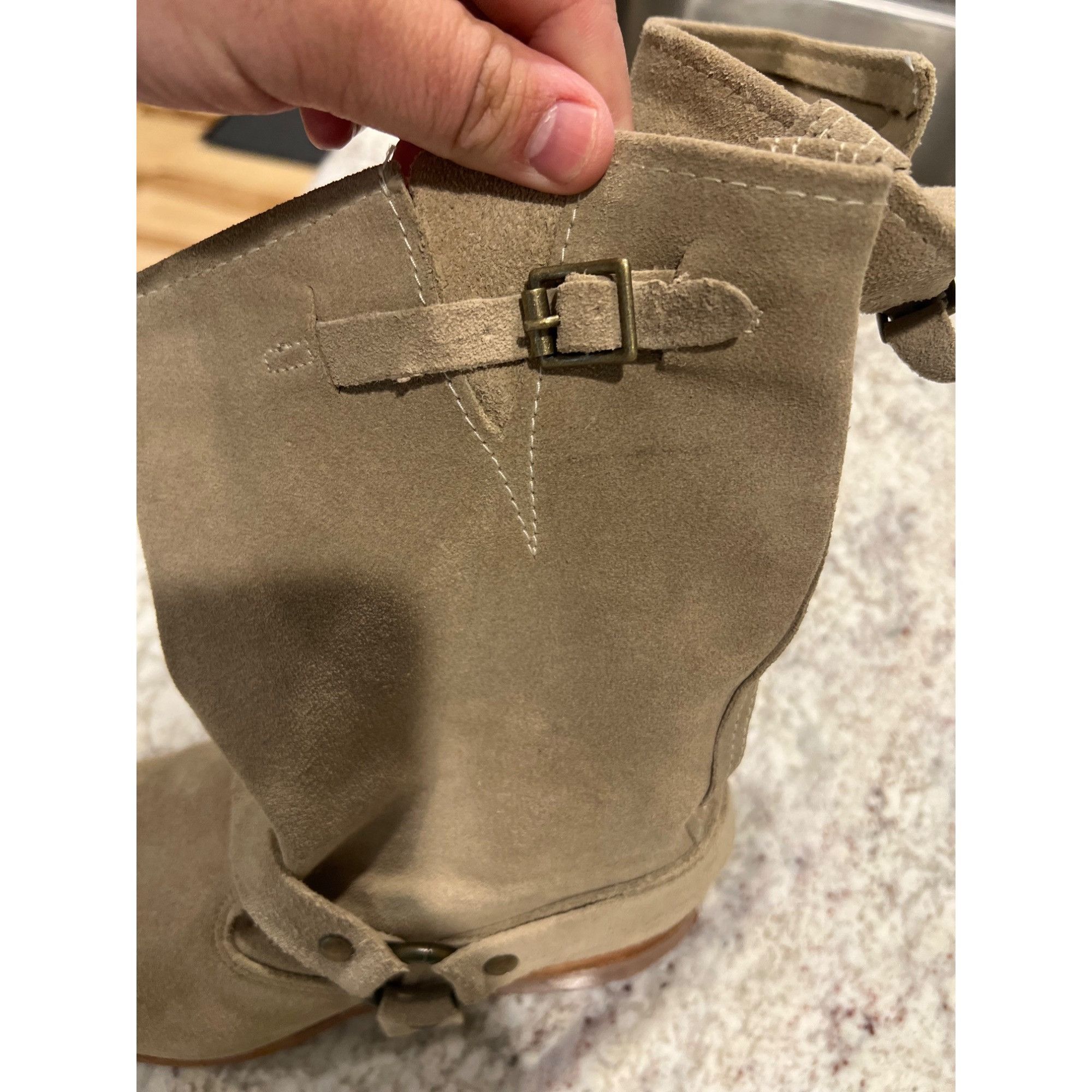 Vintage Shoe Co. Vintage Shoe Company Sueded Leather Boots - Size 7.5 Size US 7.5 / IT 37.5 - 5 Thumbnail