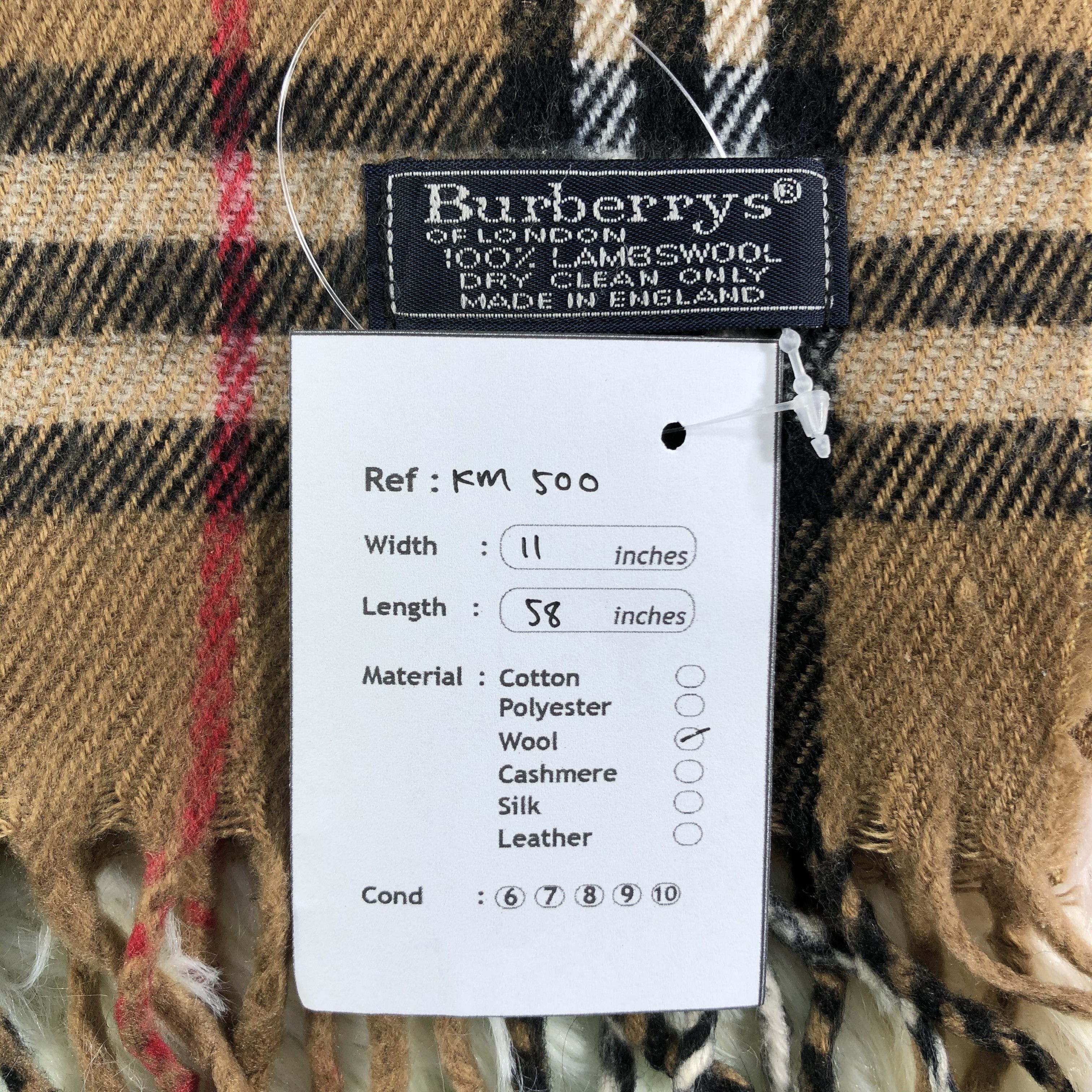Burberry × Vintage Burberry Scarf / Muffler / Neckwear - KM500 Size ONE SIZE - 5 Thumbnail