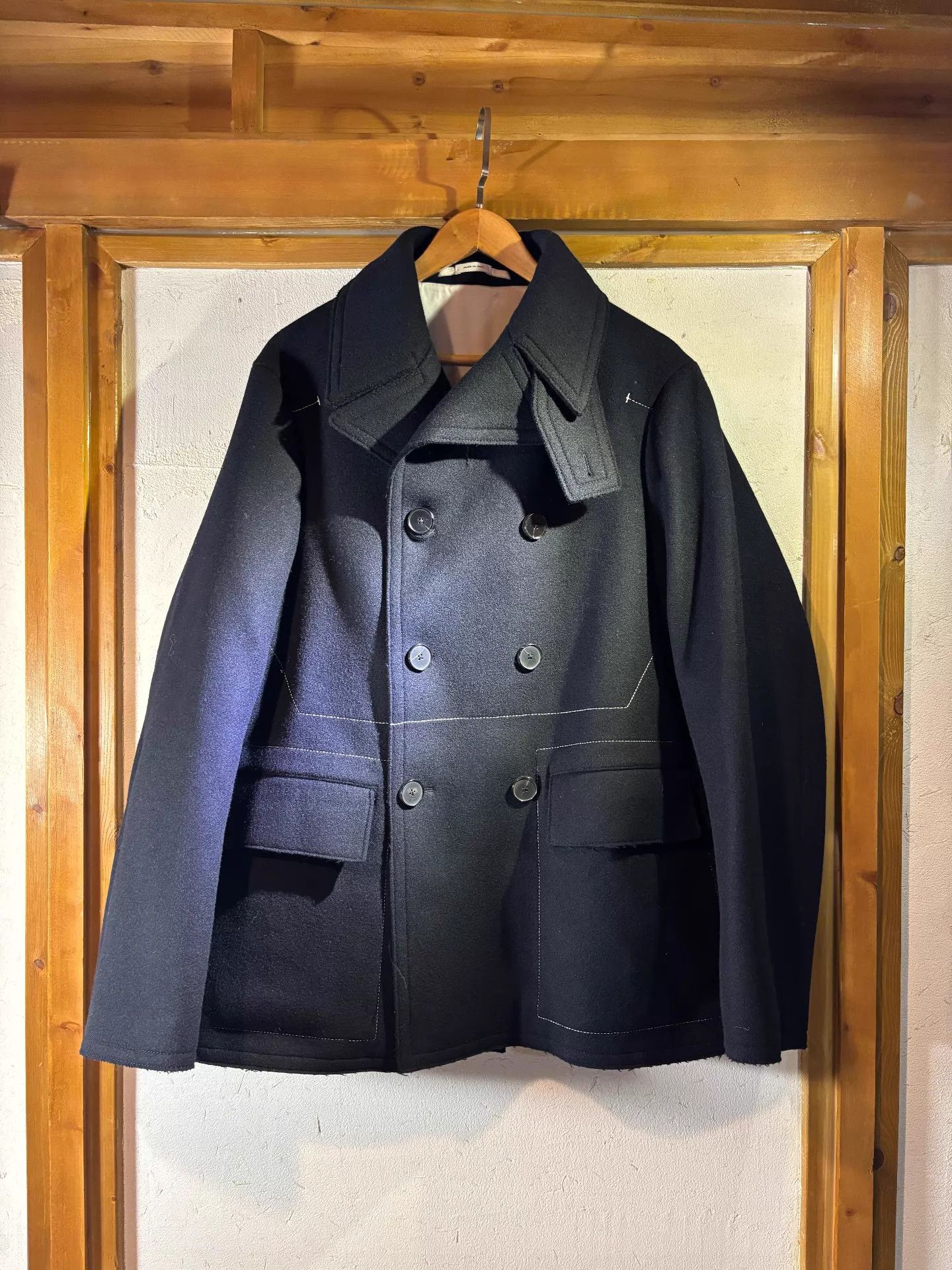 Jil Sander Jil Sander 18AW DB Wool Coat Size 50 (Sizing Down) Size US M / EU 48-50 / 2 - 1 Thumbnail