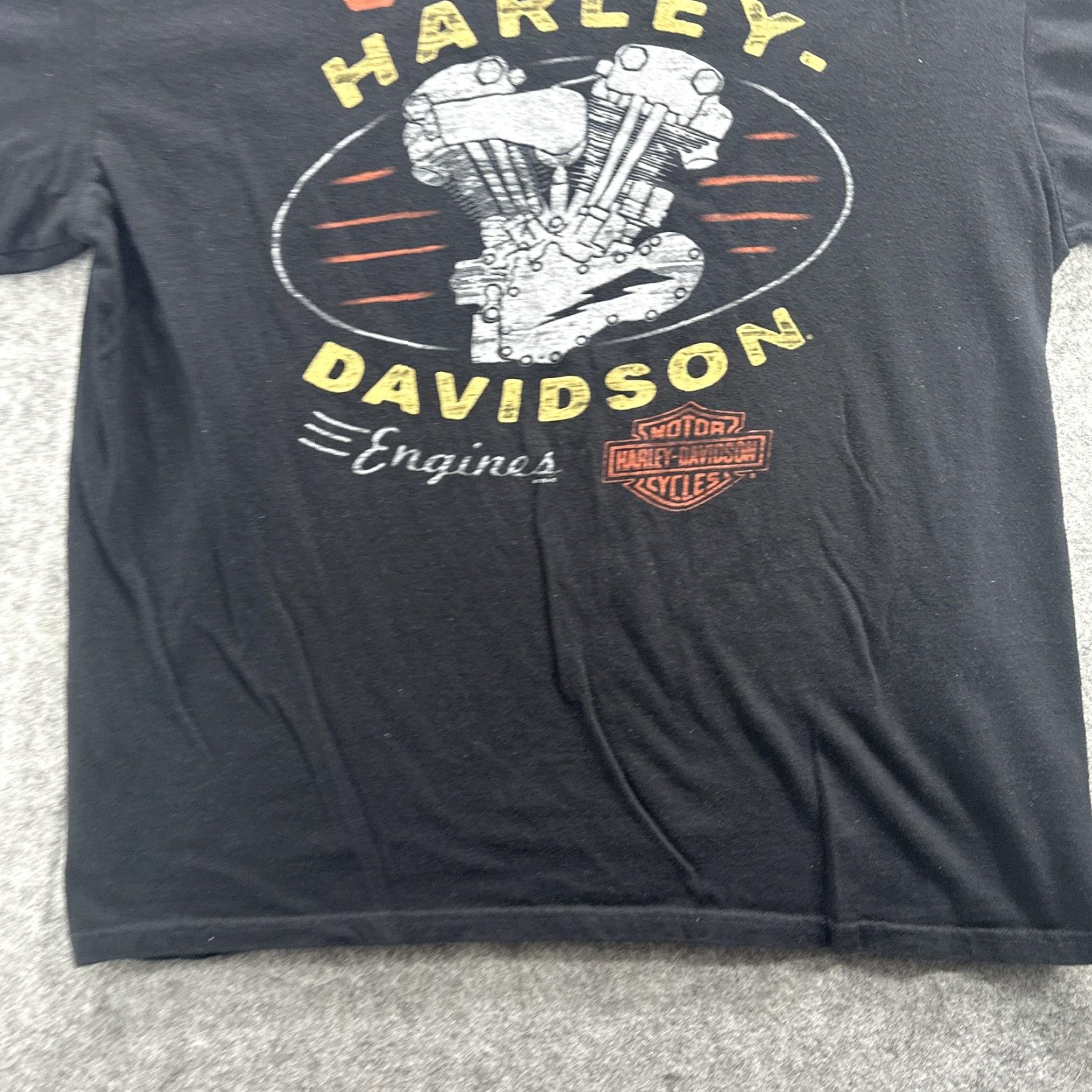 Harley Davidson Harley Davidson Shirt Mens Extra Large Black Route 66 Engine Graphic Tee Mens Size US XL / EU 56 / 4 - 4 Thumbnail