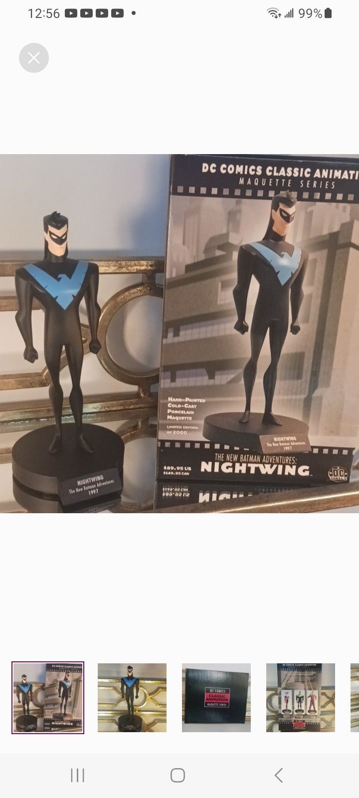 DC Comics 1997 NIGHTWING-DC DIRECT MAQUETTE SERIES, 9 inches Statue, Size ONE SIZE - 1 Thumbnail