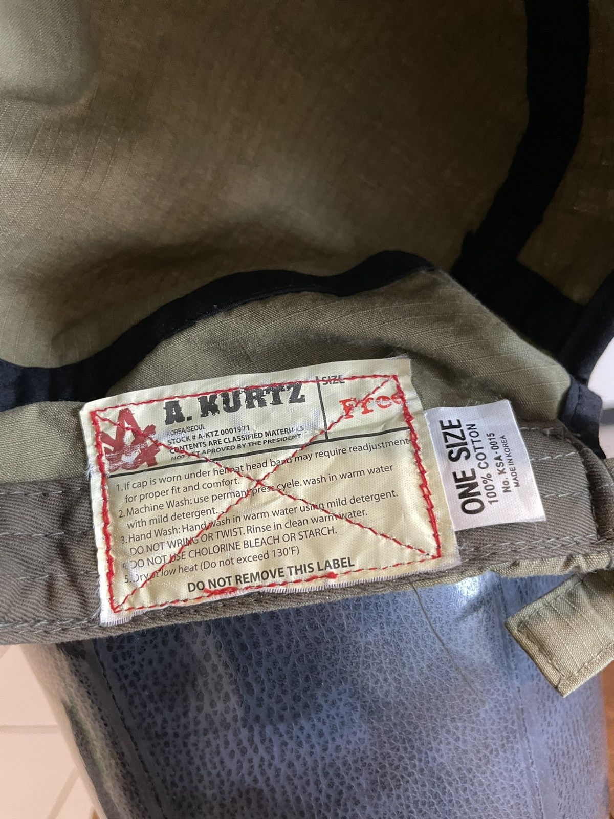 Japanese Brand × Vintage Vintage KURTZ Patrol Hat Size ONE SIZE - 6 Thumbnail