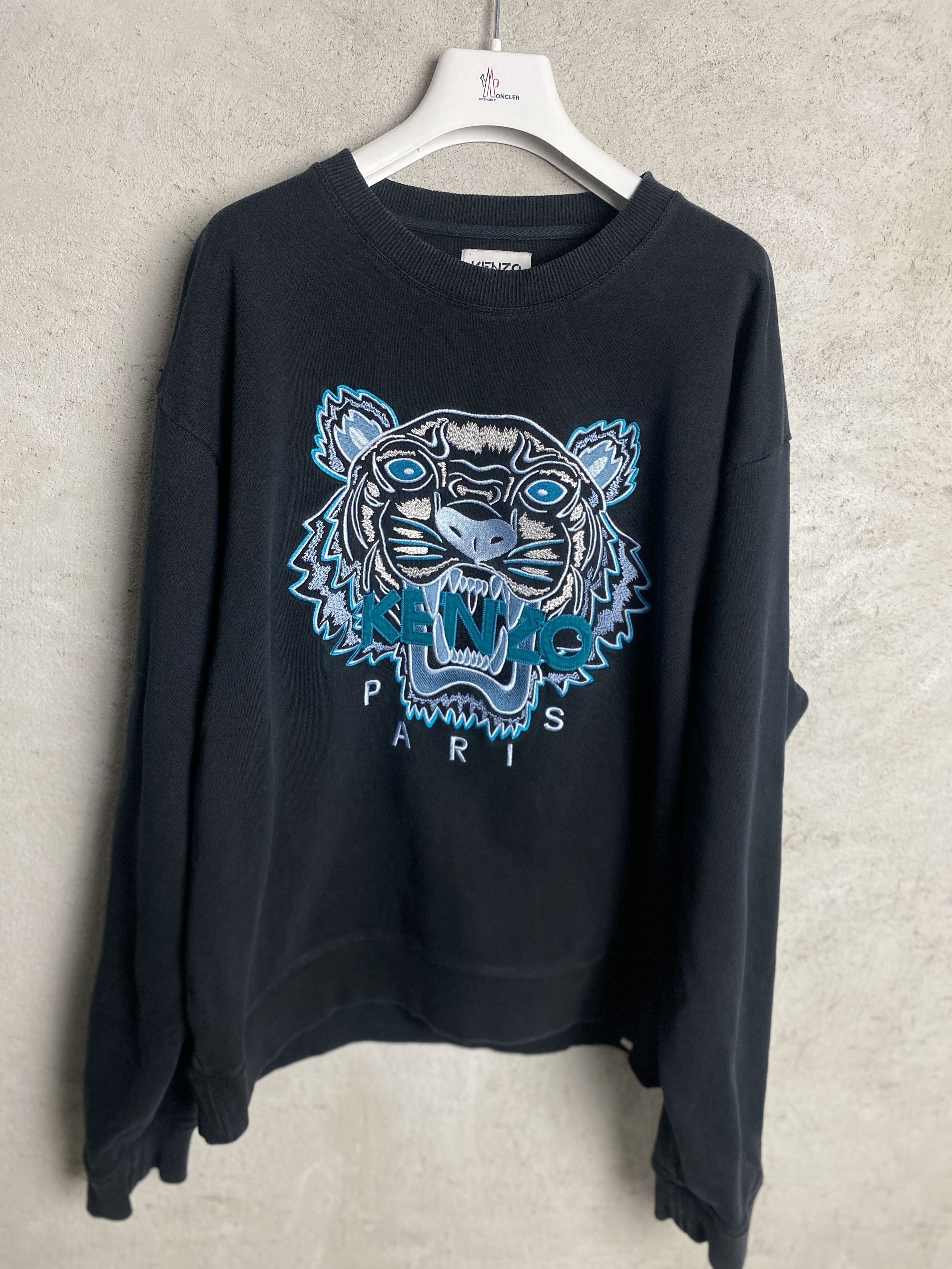 Kenzo Kenzo crewneck sweatshirt big logo embroidered tiger Size US XXL / EU 58 / 5 - 1 Thumbnail