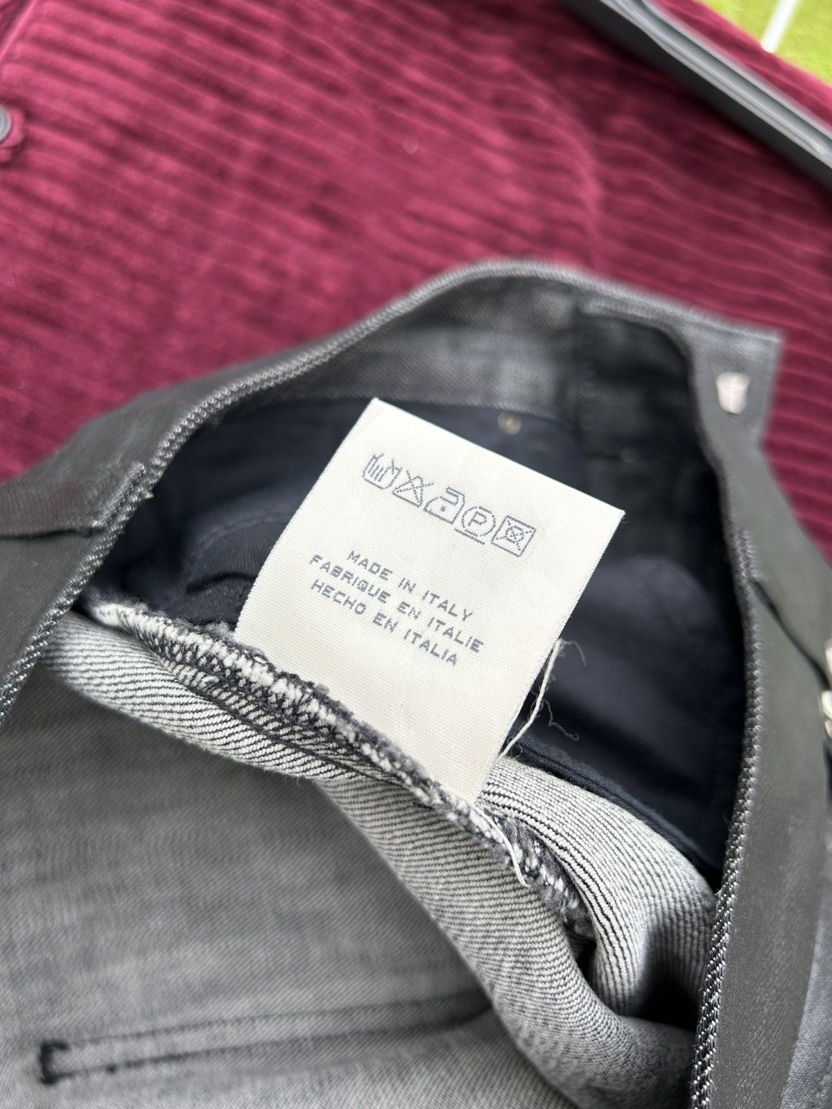 Valentino BNWT Valentino Leather Style Denim Mom Jeans Black Size 28" / US 6 / IT 42 - 13 Thumbnail