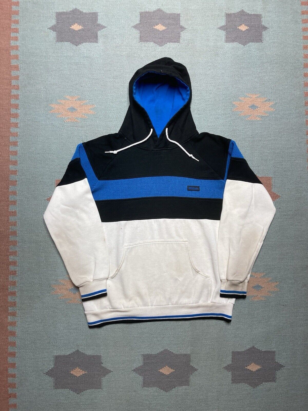 Vintage × Wilson 80s pullover hoodie Wilson tri tone stained distress grung S Size US S / EU 44-46 / 1 - 1 Thumbnail