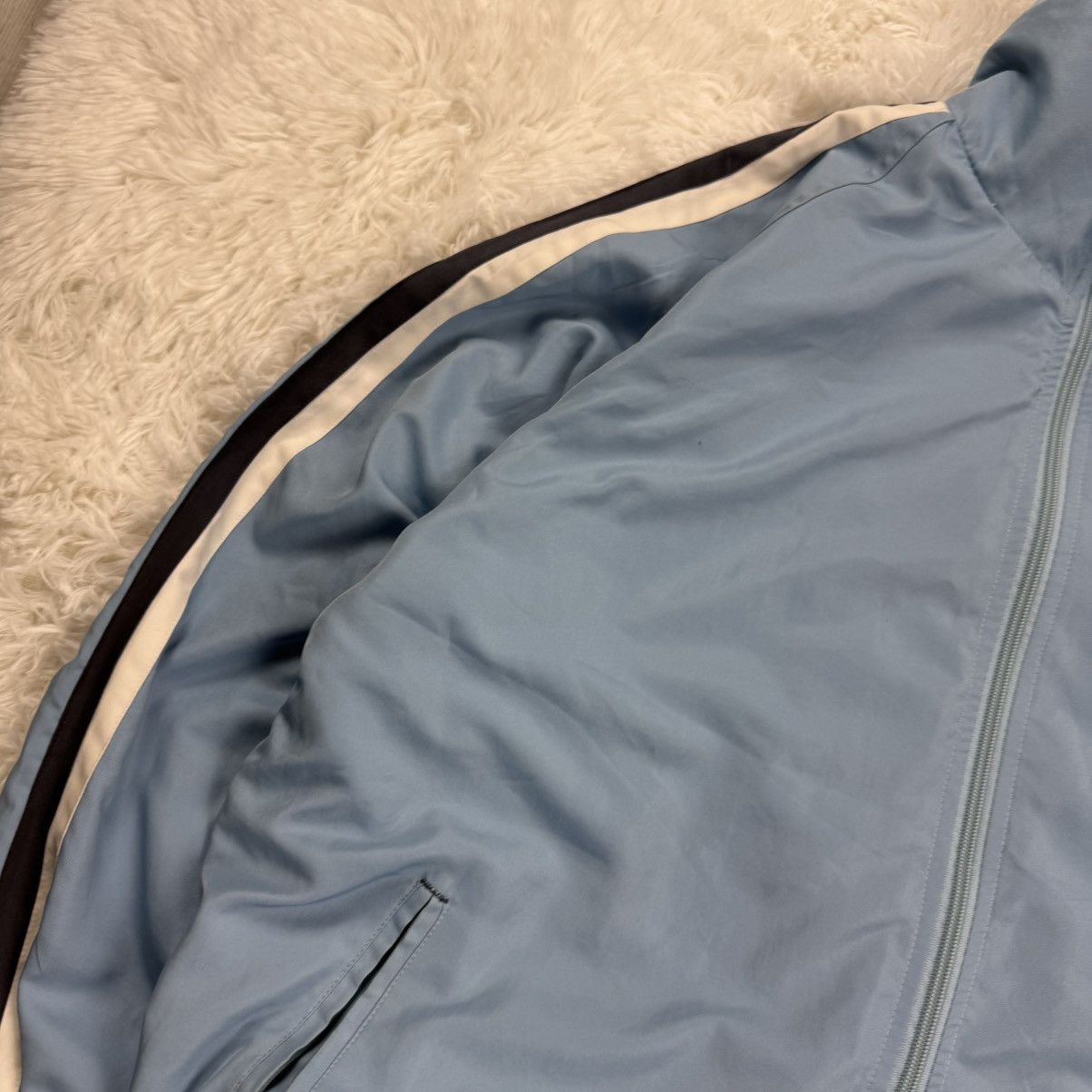 Nike Nike Vintage Blue Zip Jacket 90s Swoosh Streetwear Y2K Size US XL / EU 56 / 4 - 6 Thumbnail
