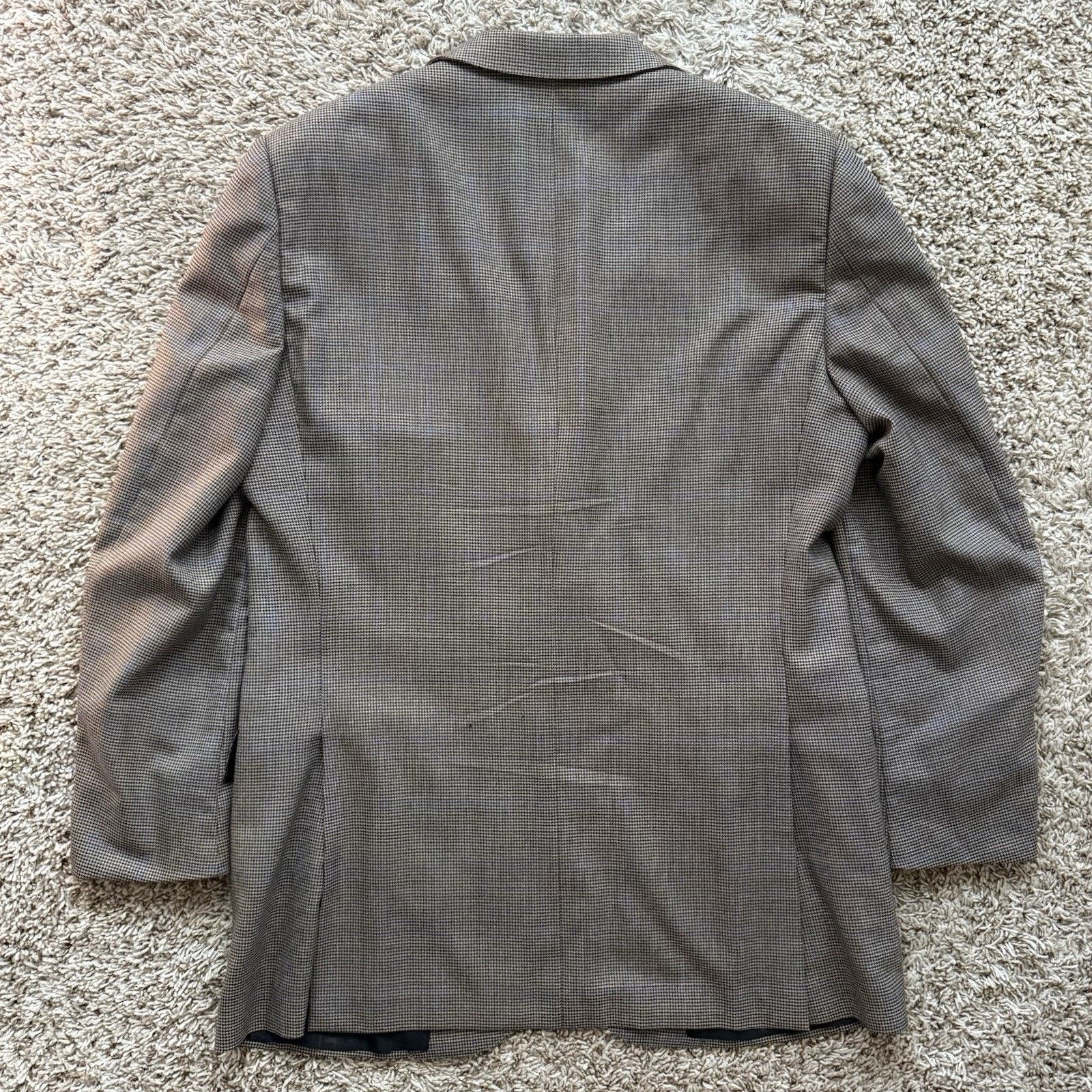 Ermenegildo Zegna Ermenegildo Zegna Wool Trofeo Brown Suit Jacket Size 52 L Size 52L - 13 Thumbnail