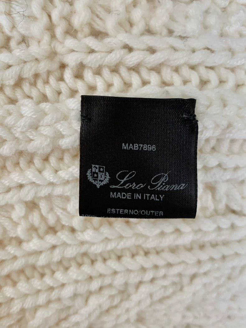 Loro Piana LORO PIANA Cow horned cashmere pullover sweater Size XS / US 0-2 / IT 36-38 - 7 Thumbnail