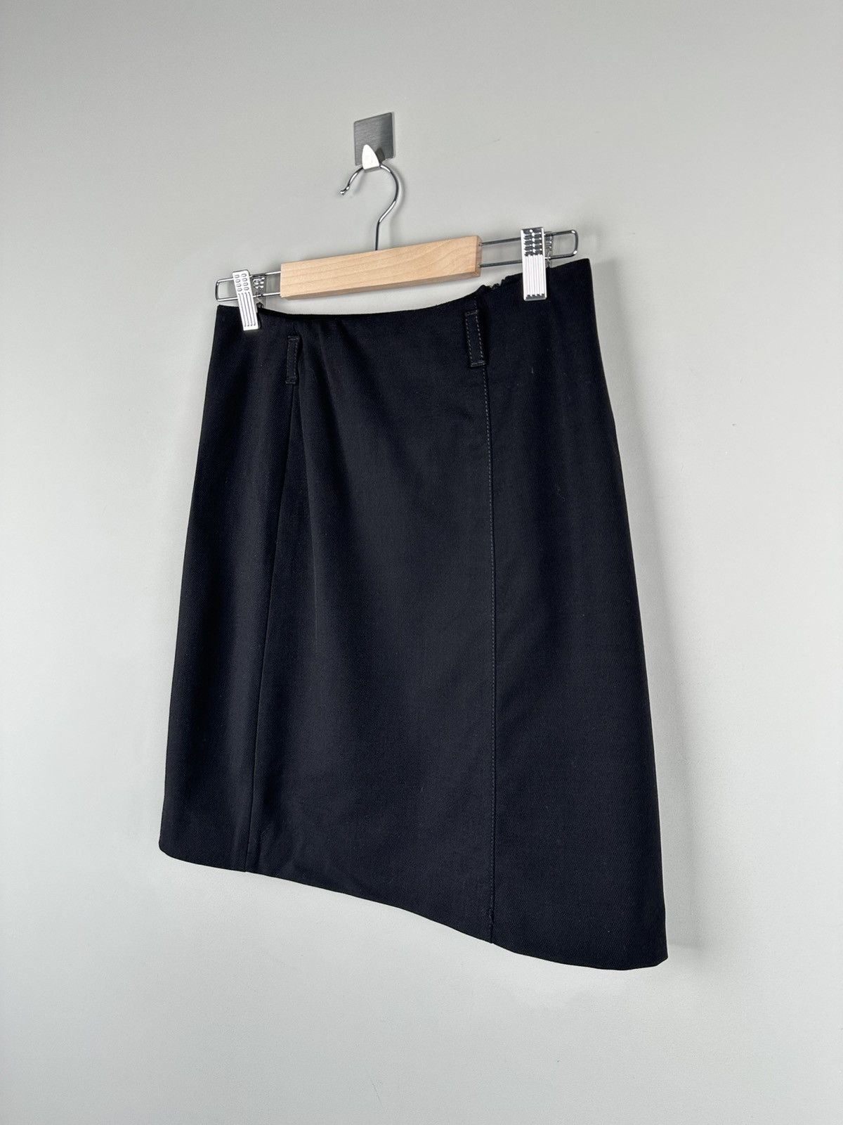 Prada Pencil Wool Skirt Womens