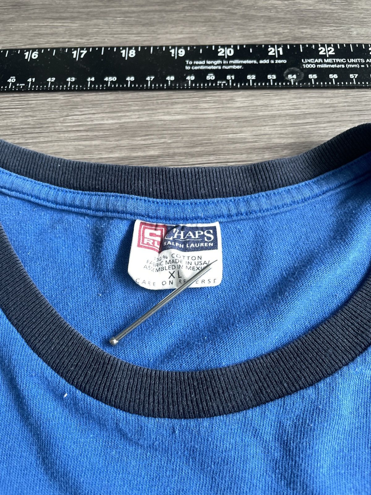 Chaps Ralph Lauren × Polo Ralph Lauren × Vintage Y2K Chaps Ralph Lauren “Ringer” Graphic T-Shirt (Sz.XL) Size US XL / EU 56 / 4 - 2 Thumbnail