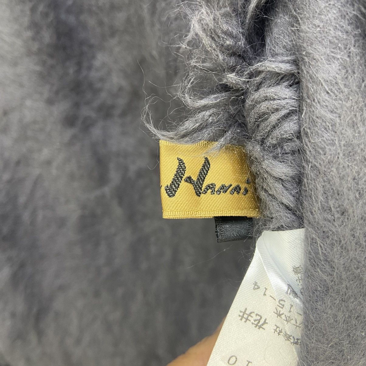 Japanese Brand 🔥Japanese Brand Yukiko Hanai Buttonless Angora Wool Size L / US 10 / IT 46 - 21 Thumbnail