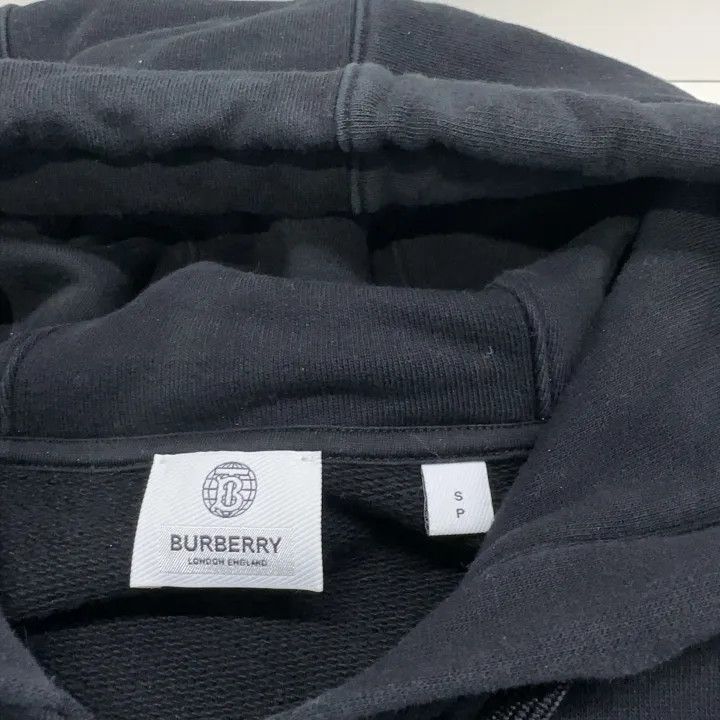 Burberry Burberry Burberry Black Letter Print Zip-Up Hoodie-2507 Size US S / EU 44-46 / 1 - 2 Thumbnail