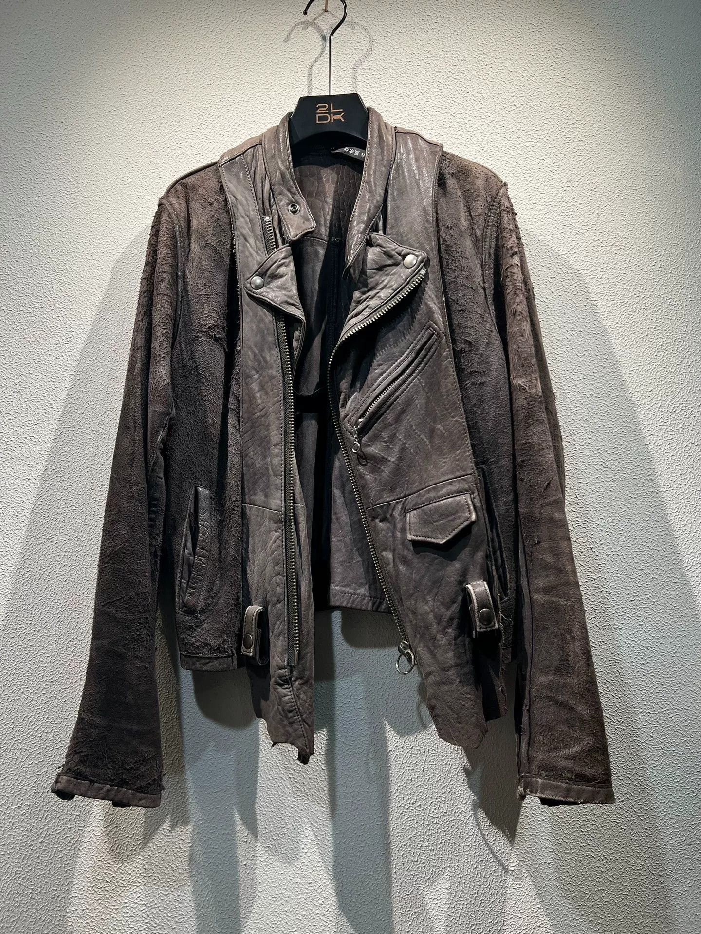 Maison MIHARA YASUHIRO Mihara Yasuhiro Early Black Leather Jacket Size US M / EU 48-50 / 2 - 1 Thumbnail