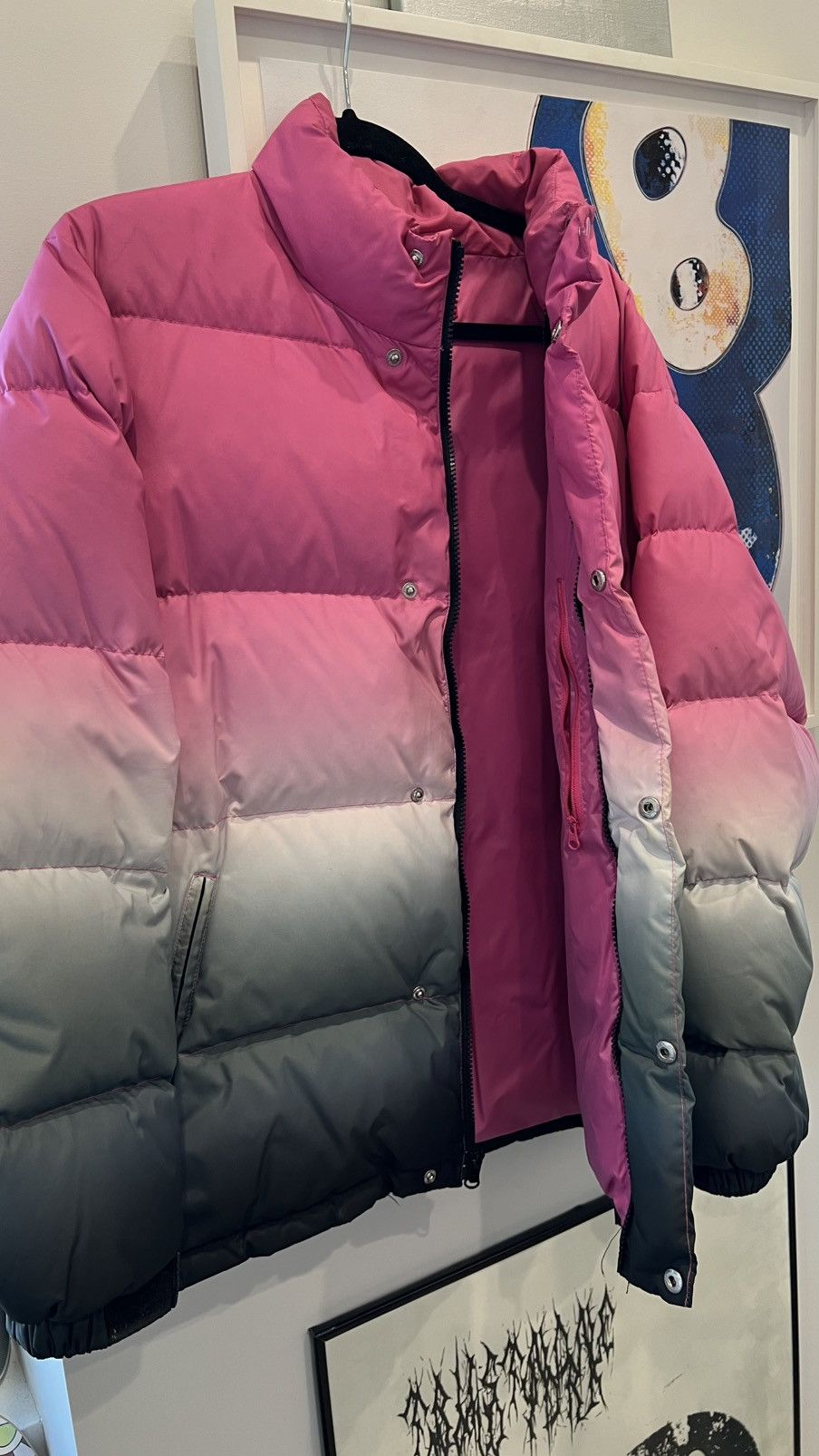 Supreme Supreme Gradient Puffy Jacket Pink Spring Summer 2018 Size US M / EU 48-50 / 2 - 7 Thumbnail