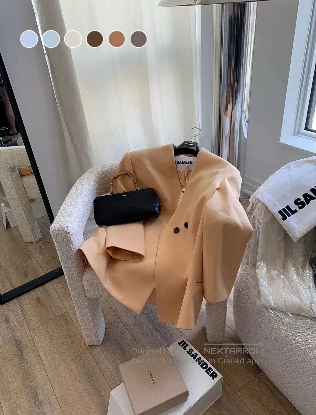 Jil Sander Jil Sander Classic Apricot Double. Size M / US 6-8 / IT 42-44 - 7 Thumbnail
