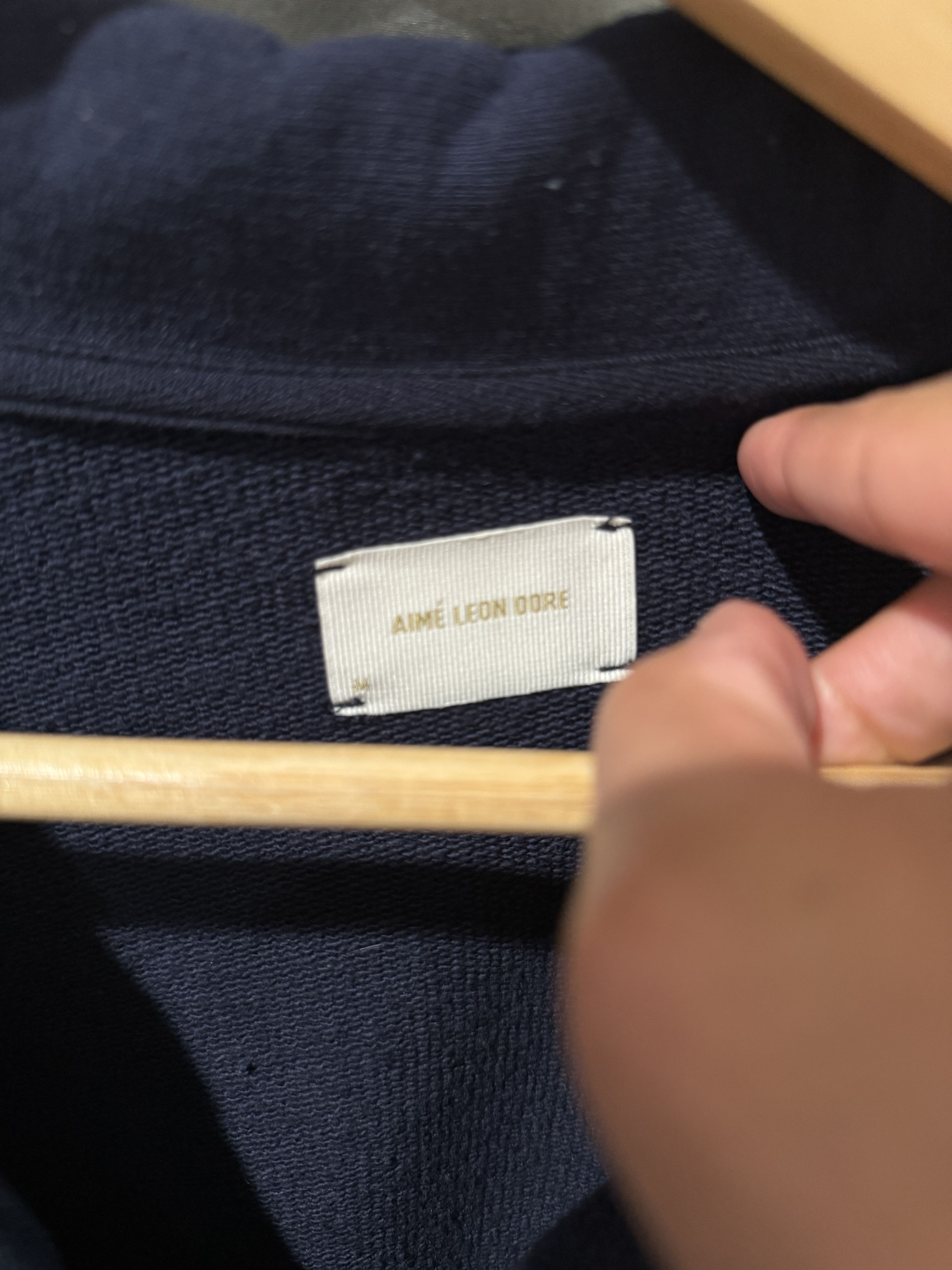 Aime Leon Dore Aime Leon Dore Crest Quarter Zip Pullover Sweater Size US M / EU 48-50 / 2 - 2 Thumbnail