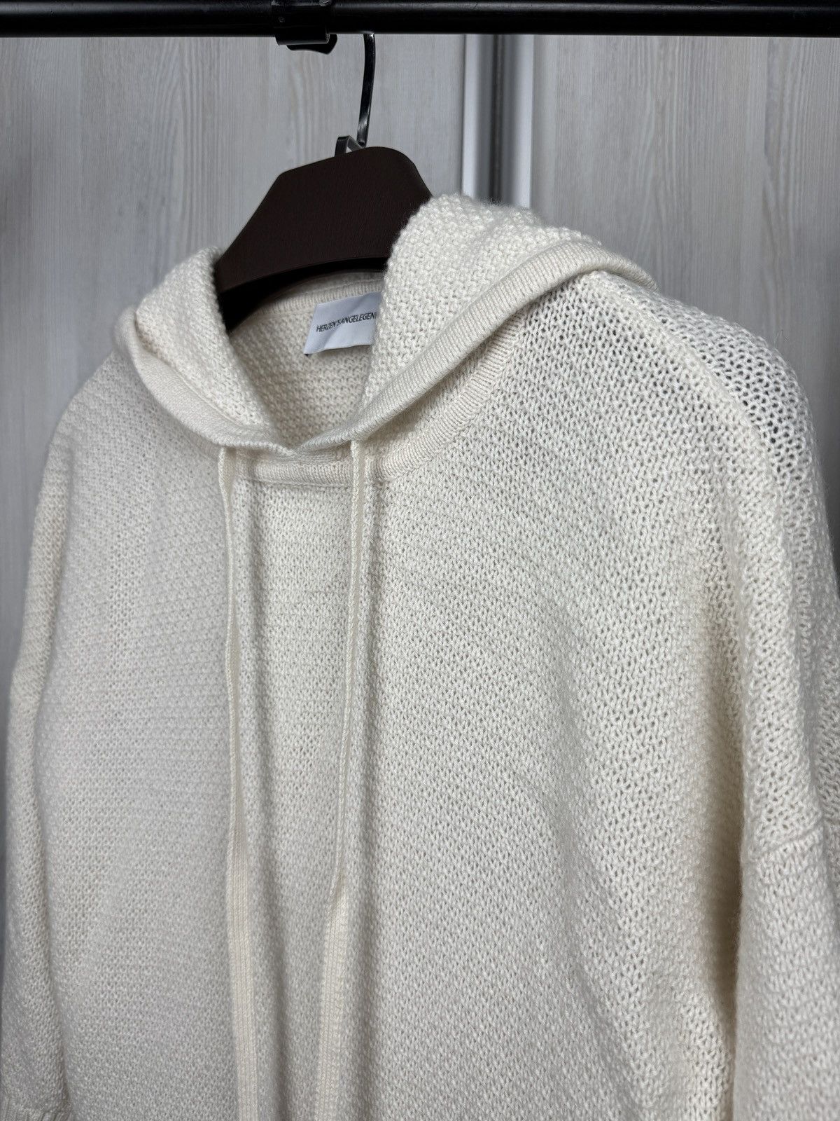 Designer herzen's angelegenheit wool cashmere oversize knitted hoodie Size XS / US 0-2 / IT 36-38 - 4 Thumbnail