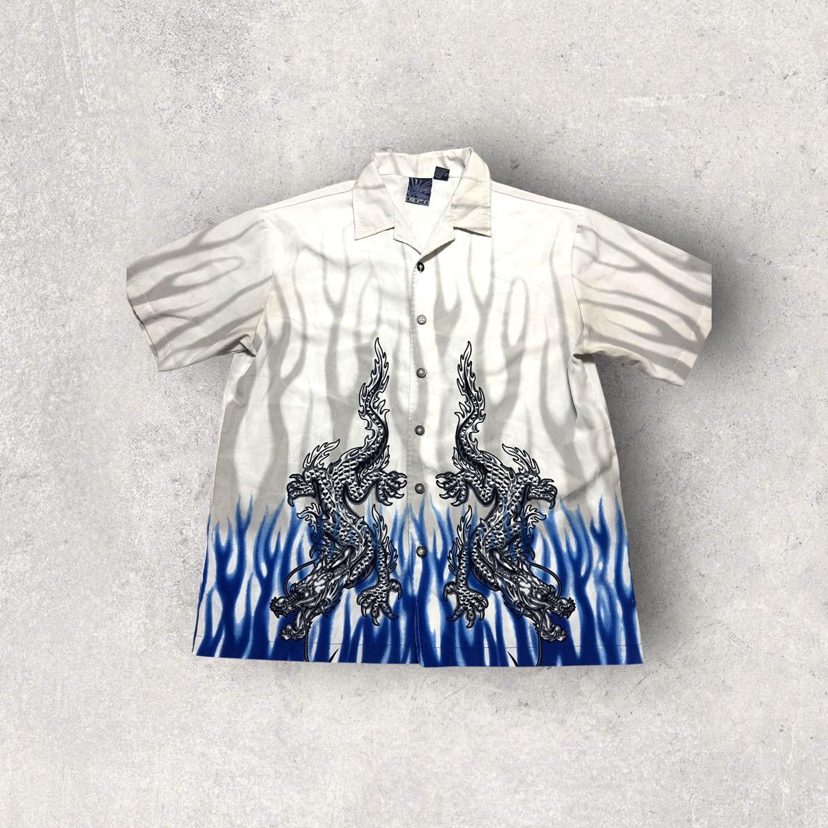 Vintage Vintage C-Two Dragons shirt Size US XL / EU 56 / 4 - 1 Thumbnail