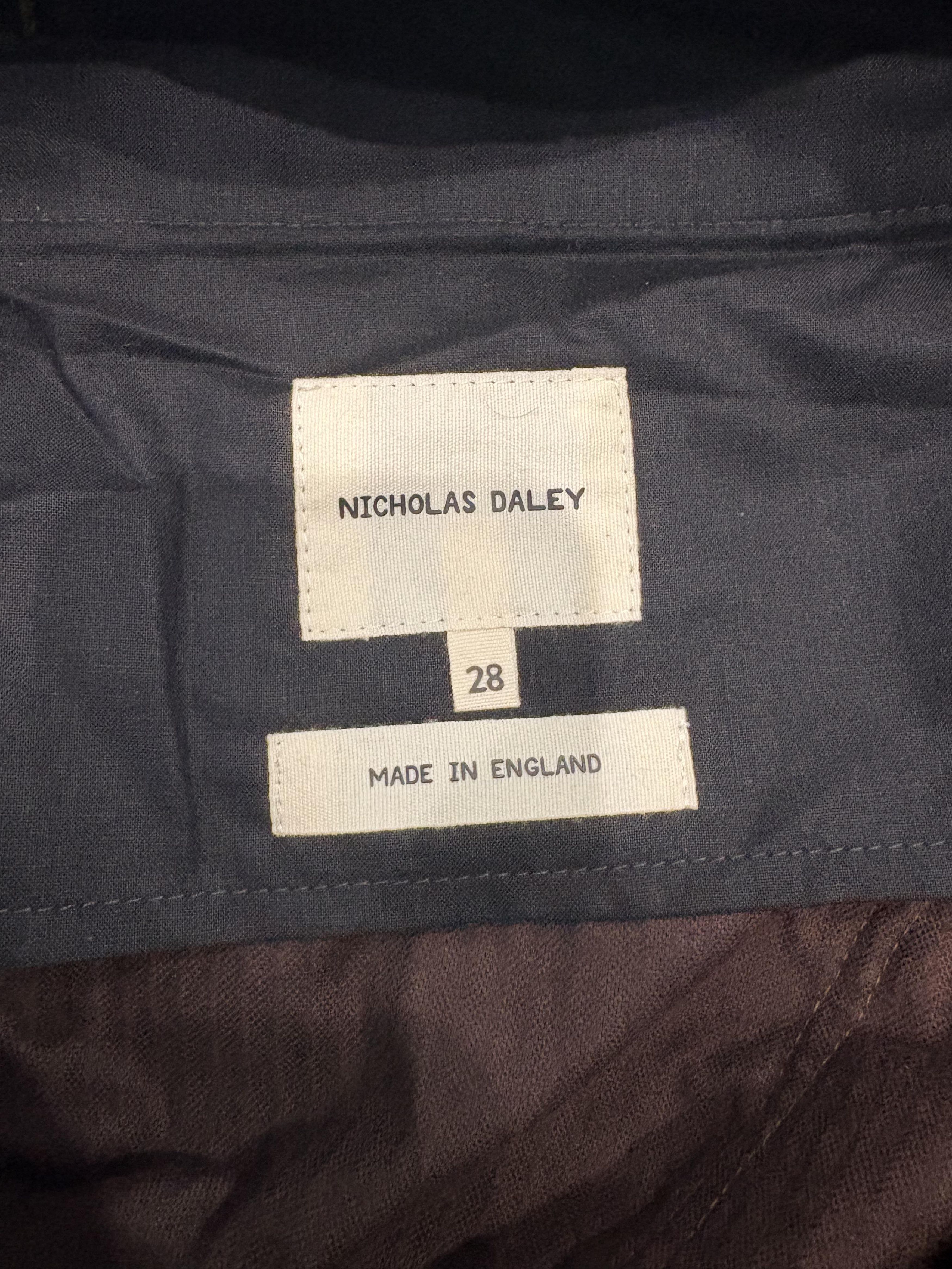 Nicholas Daley Pull-Cord Corduroy Panelled Straight-Leg Pants (Chocolate) Size US 28 / EU 44 - 4 Thumbnail
