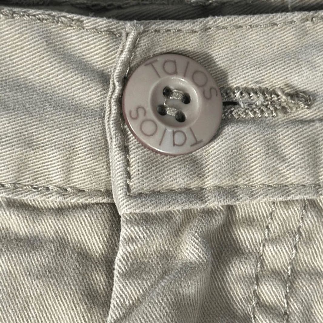 Vintage Talos Cargo Shorts Mens 38 Hiking Outdoor Camping Elastic Waist Tan Blue Cargo Men 38 Tan Blue Damaged Front Pocket Size US 38 / EU 54 - 3 Thumbnail
