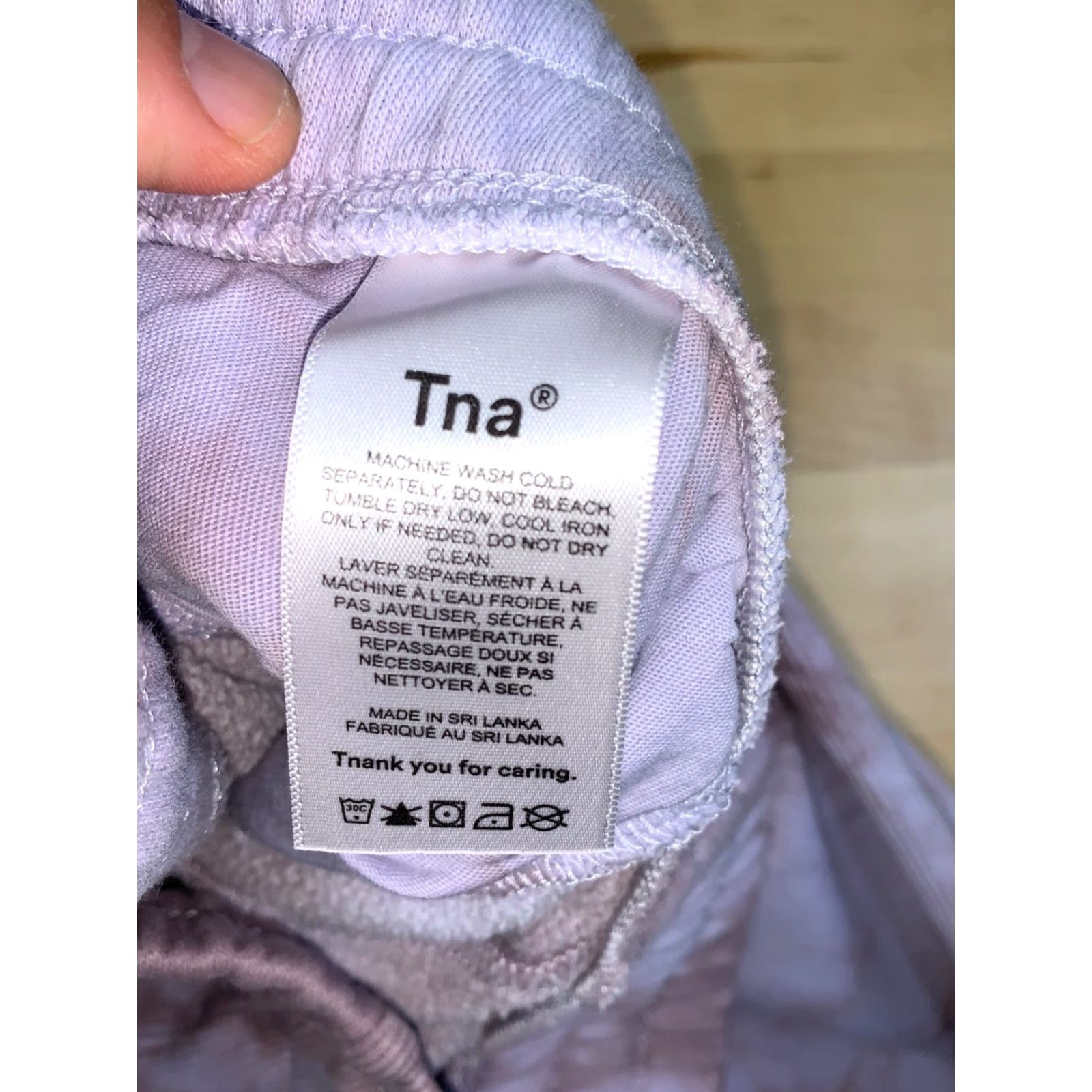 Aritzia Aritzia TNA Cozy Sweatpants Womens S Purple Small Casual Pockets Drawstring Size ONE SIZE - 4 Thumbnail