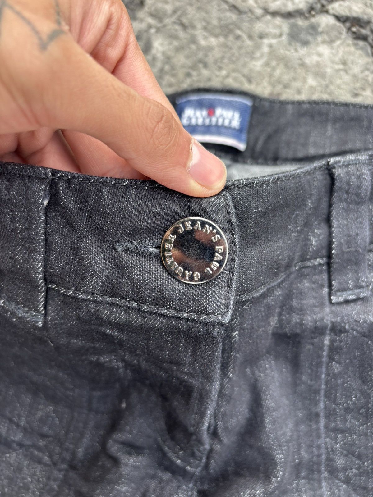 Jean Paul Gaultier Jeans Paul Gaultier Black Size US 28 / EU 44 - 4 Thumbnail
