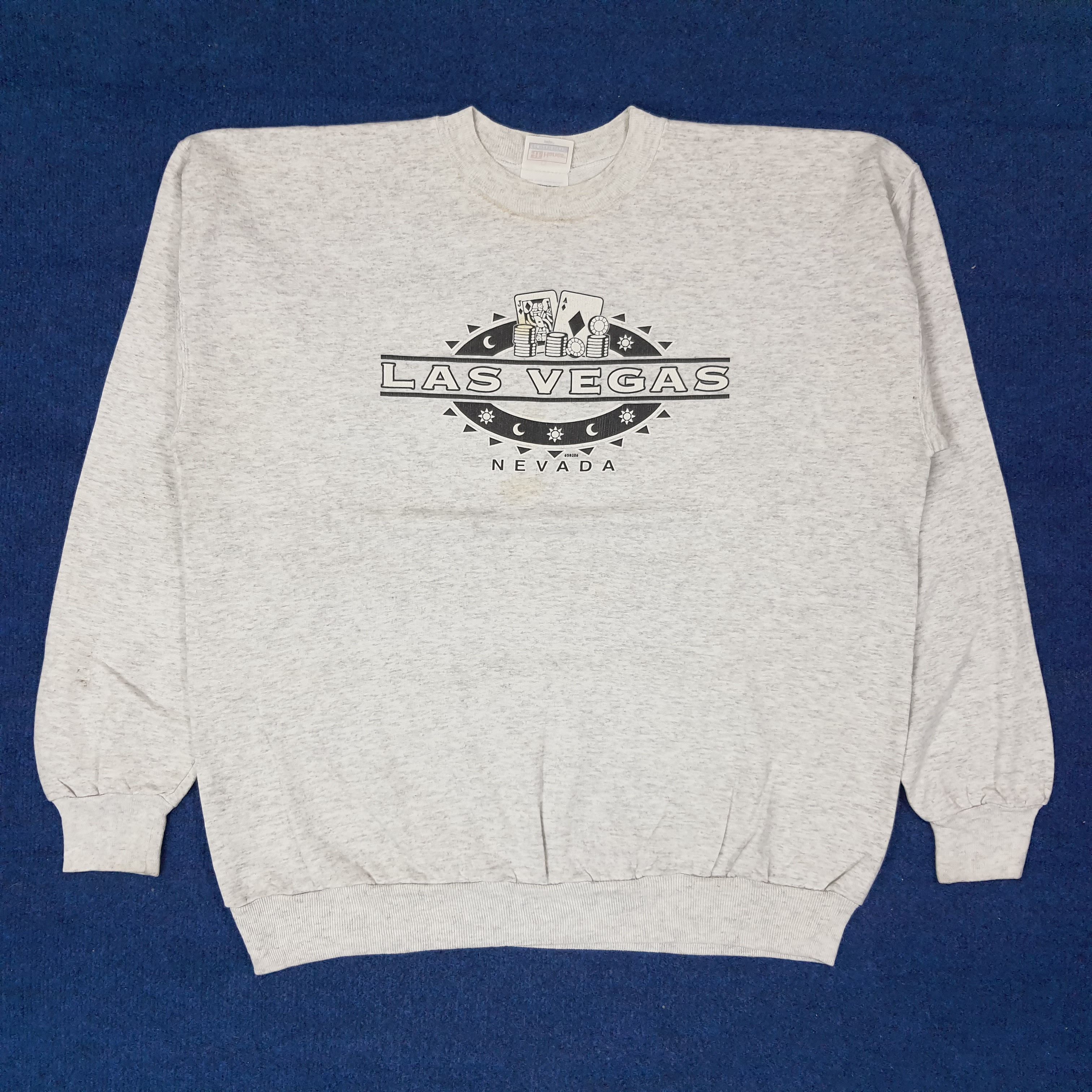 Hanes Vintage Las Vegas Nevada Poker Sweatshirt C225N22 Size US L / EU 52-54 / 3 - 1 Thumbnail