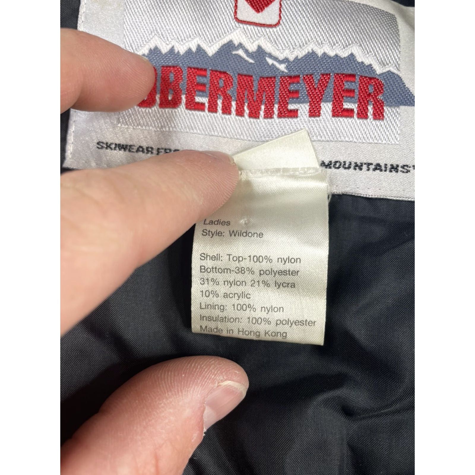 Obermeyer Obermeyer Women 14 Ski Snow Suit Jacket Print Shoulder Pads Vintage Geometric Snowsuit Size XL / US 12-14 / IT 48-50 - 4 Thumbnail