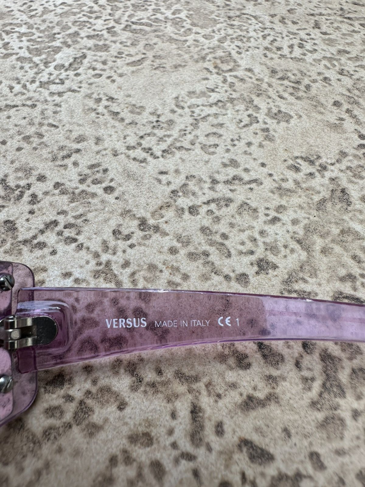 Versus Versace Versus Versace Sunglasses Pink mod.E68 Size ONE SIZE - 7 Thumbnail