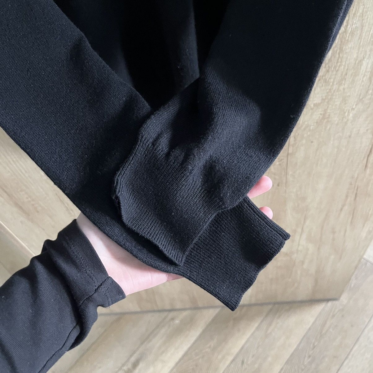Polo Ralph Lauren Ralph Lauren Wool Knit Sweater Black Vintage Sweatshirt Y2K Size US XL / EU 56 / 4 - 4 Thumbnail