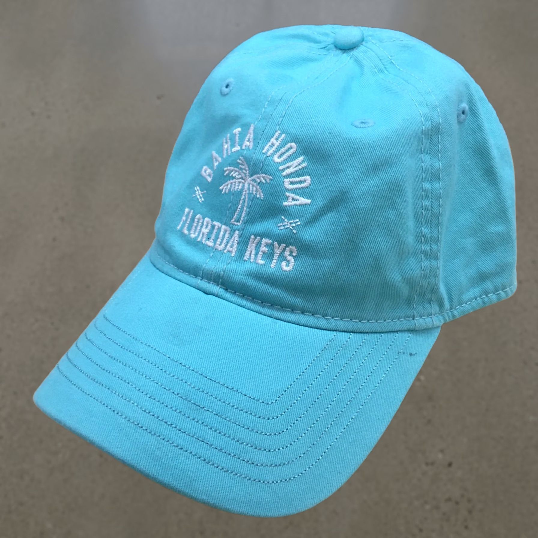 Honda Ouray Baseball Cap Womens Blue OS Embroidered Logo Bahia Honda Florida Keys Size ONE SIZE - 1 Thumbnail