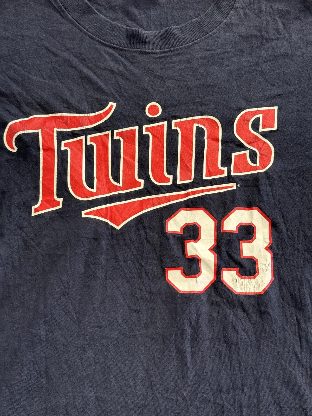 Majestic Justin Morneau Twins T-shirt Jersey Majestic Baseball #33 -M Size US M / EU 48-50 / 2 - 5 Thumbnail