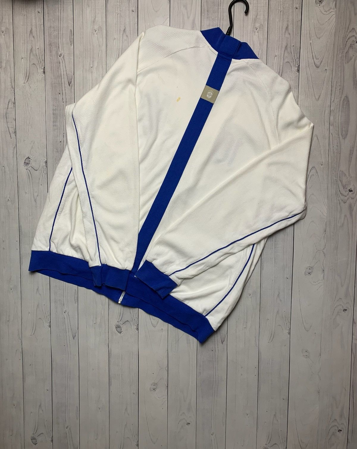 Nike × Vintage Vintage Nike Brasil soccer jacket Brazil XXL white rare Size US XXL / EU 58 / 5 - 6 Thumbnail