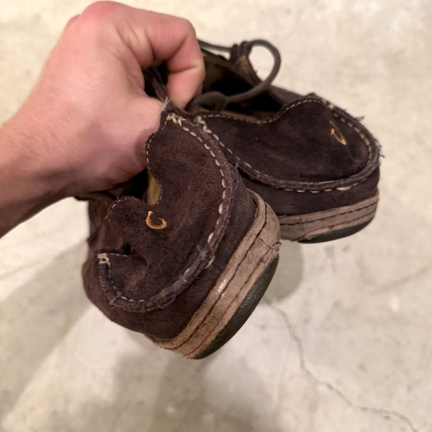 Olukai OluKai Ohana Lace Up Oxfords Mens 12 Brown Leather Slip On Comfort Sneakers Sneakers Mens 12 Brown Leather Slip On Comfort Shoes Size US 12 / EU 45 - 6 Thumbnail