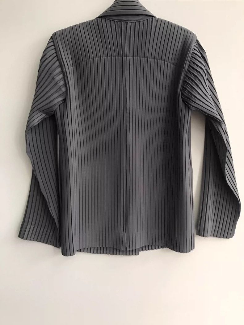 Issey Miyake Issey Miyake Grey pleated cardigan Size M / US 6-8 / IT 42-44 - 4 Thumbnail