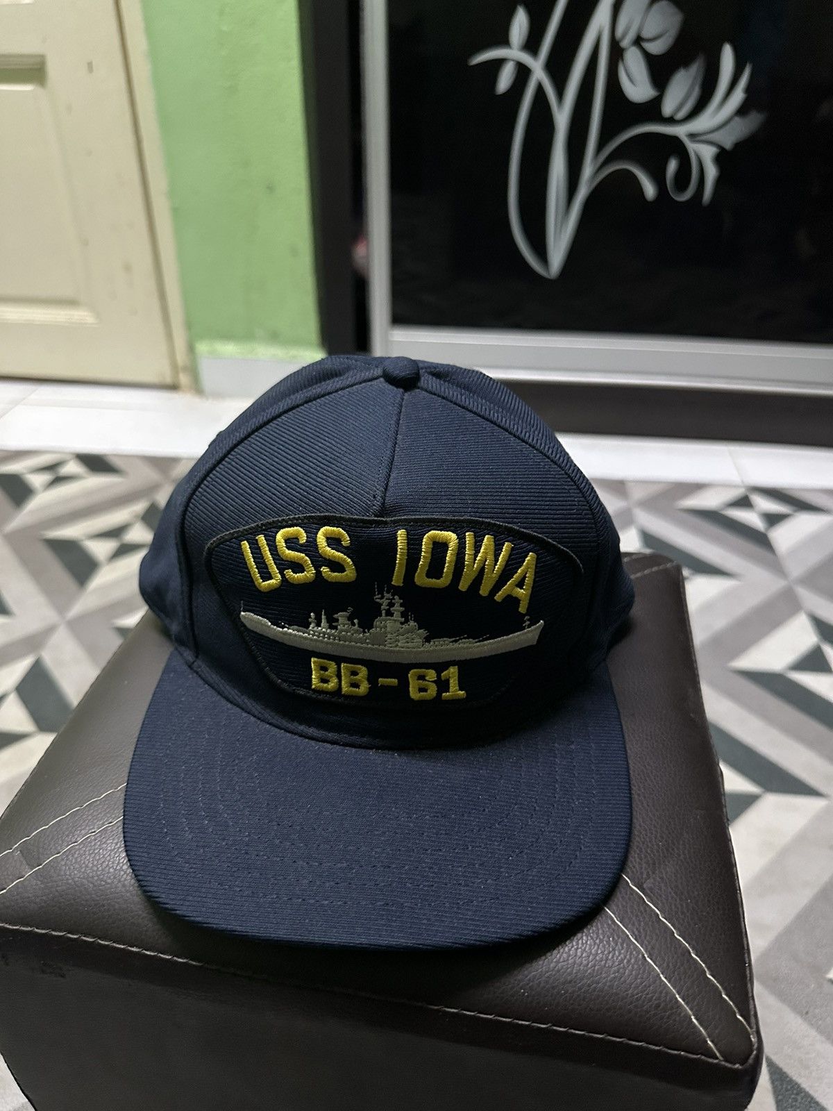 Vintage Vintage USS iowa cap Size ONE SIZE - 1 Thumbnail