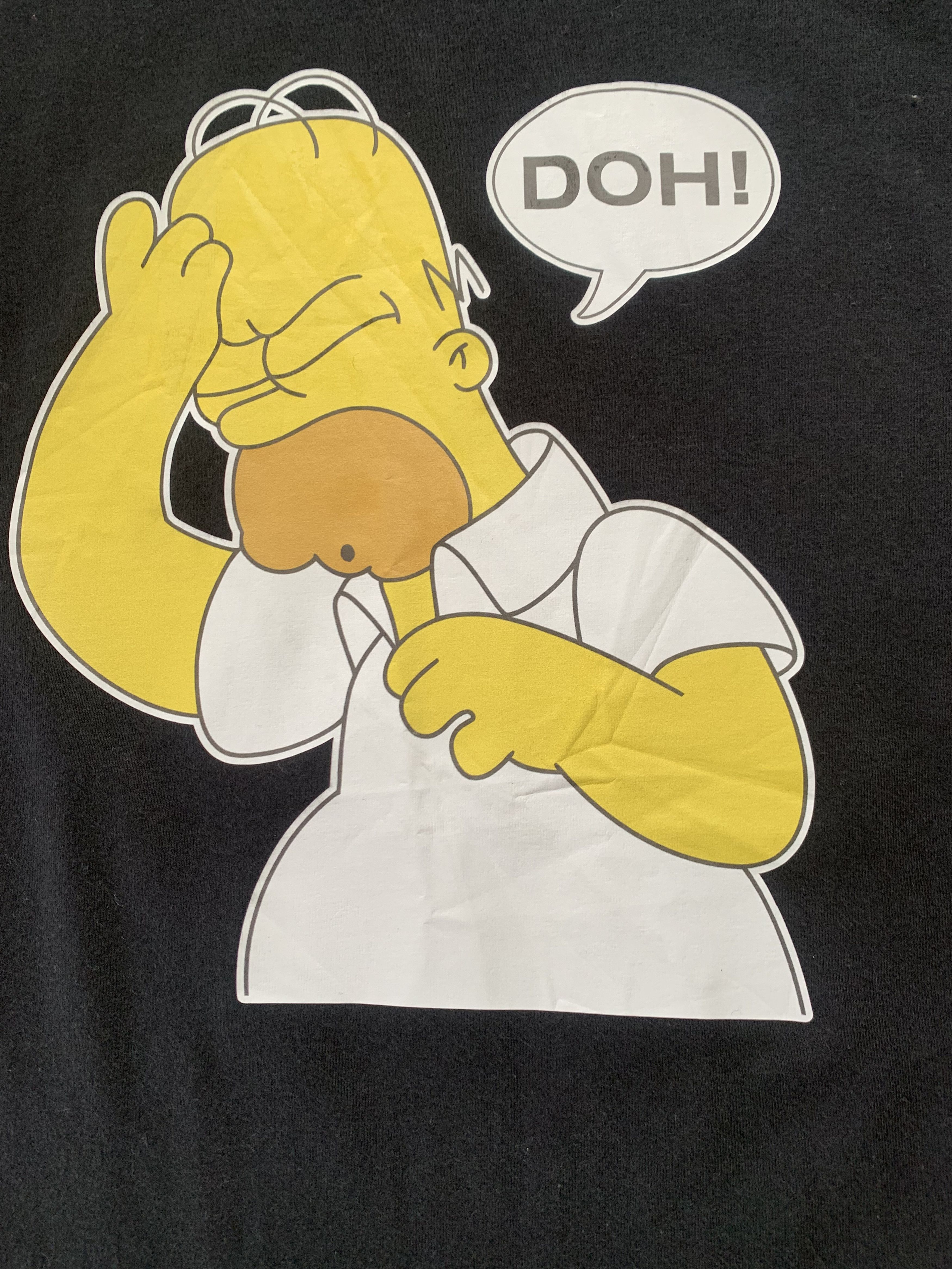 Gildan Gildan Homer Simpson "DOH" Printed Cotton T-Shirt Size US M / EU 48-50 / 2 - 5 Thumbnail