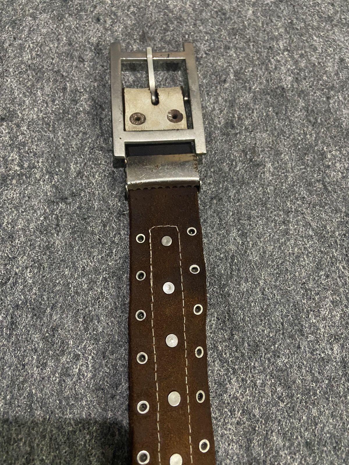 Japanese Brand × Le Grande Bleu (L.G.B.) Vintage leather belt lgb style punk snake belt Size ONE SIZE - 5 Thumbnail