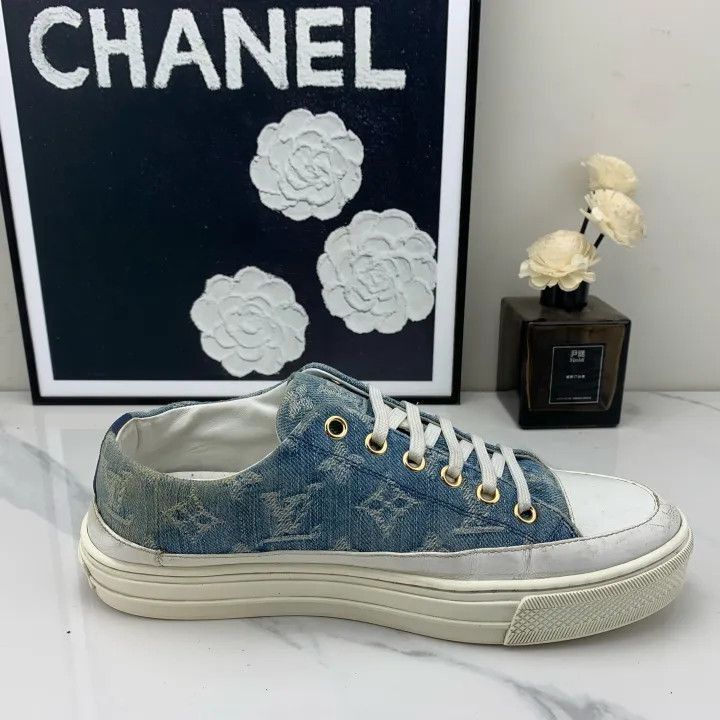 Other Louis Vuitton Stellar Casual Shoes in Denim Blue -2508 Size US 6 / IT 36 - 6 Thumbnail