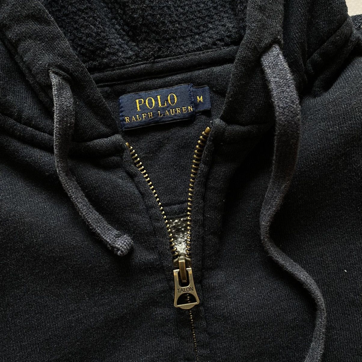 Polo Ralph Lauren × RRL Ralph Lauren × Ralph Lauren Vintage Polo Ralph Lauren Zip Up Hoodie Jacket RRL Vibe Size M / US 6-8 / IT 42-44 - 5 Thumbnail