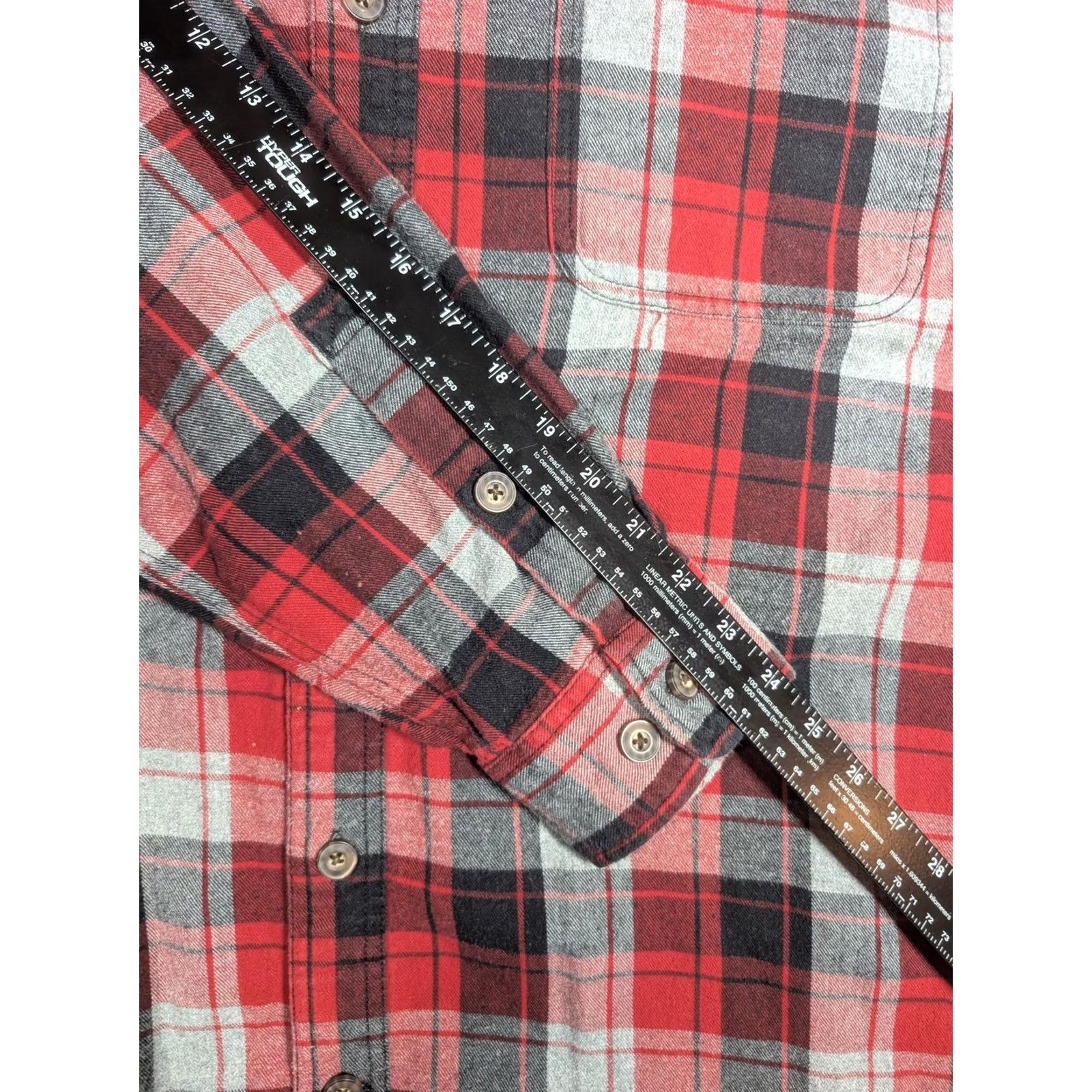 Duluth Trading Company Duluth Trading Co Shirt Mens XL Red Plaid Flannel Long Sleeve Button Up Casual Size US XL / EU 56 / 4 - 4 Thumbnail