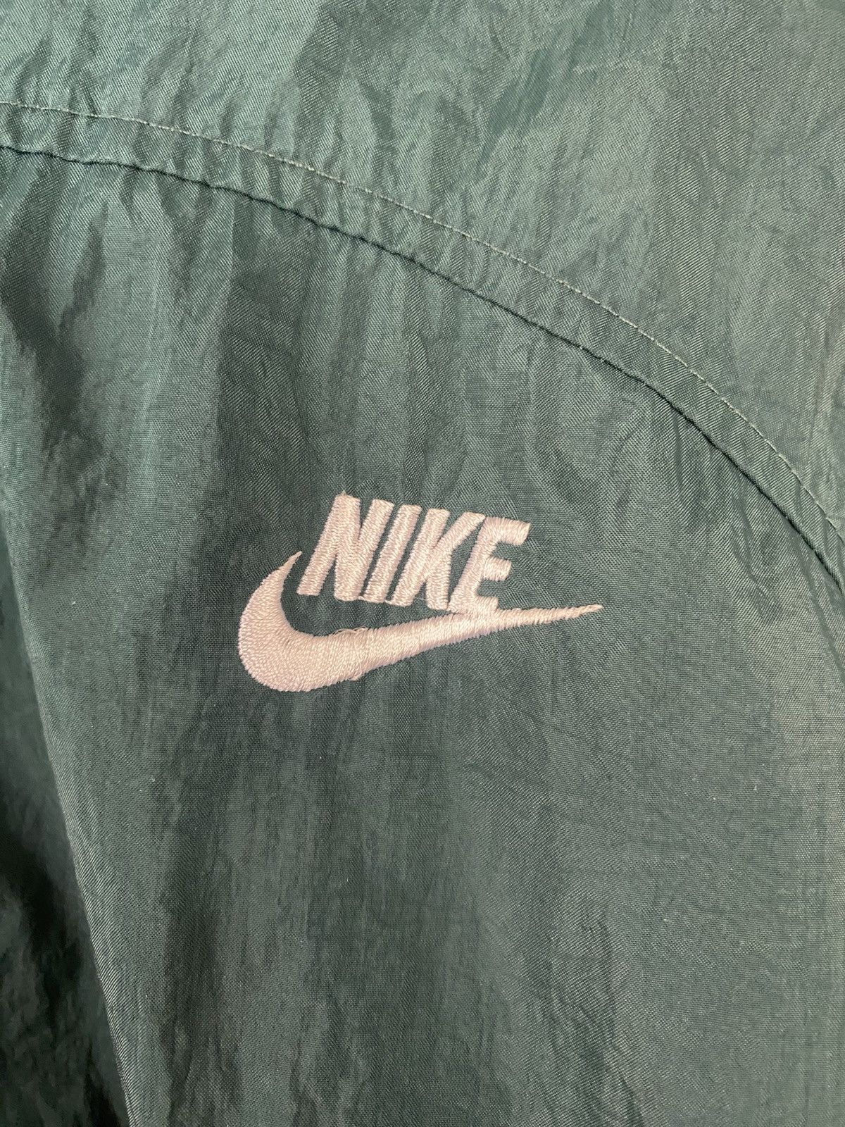 Nike × Vintage 🔥 VTG 90s Y2K Nike Windbreaker Track Jacket XXL Green Nylon Size US XXL / EU 58 / 5 - 4 Thumbnail