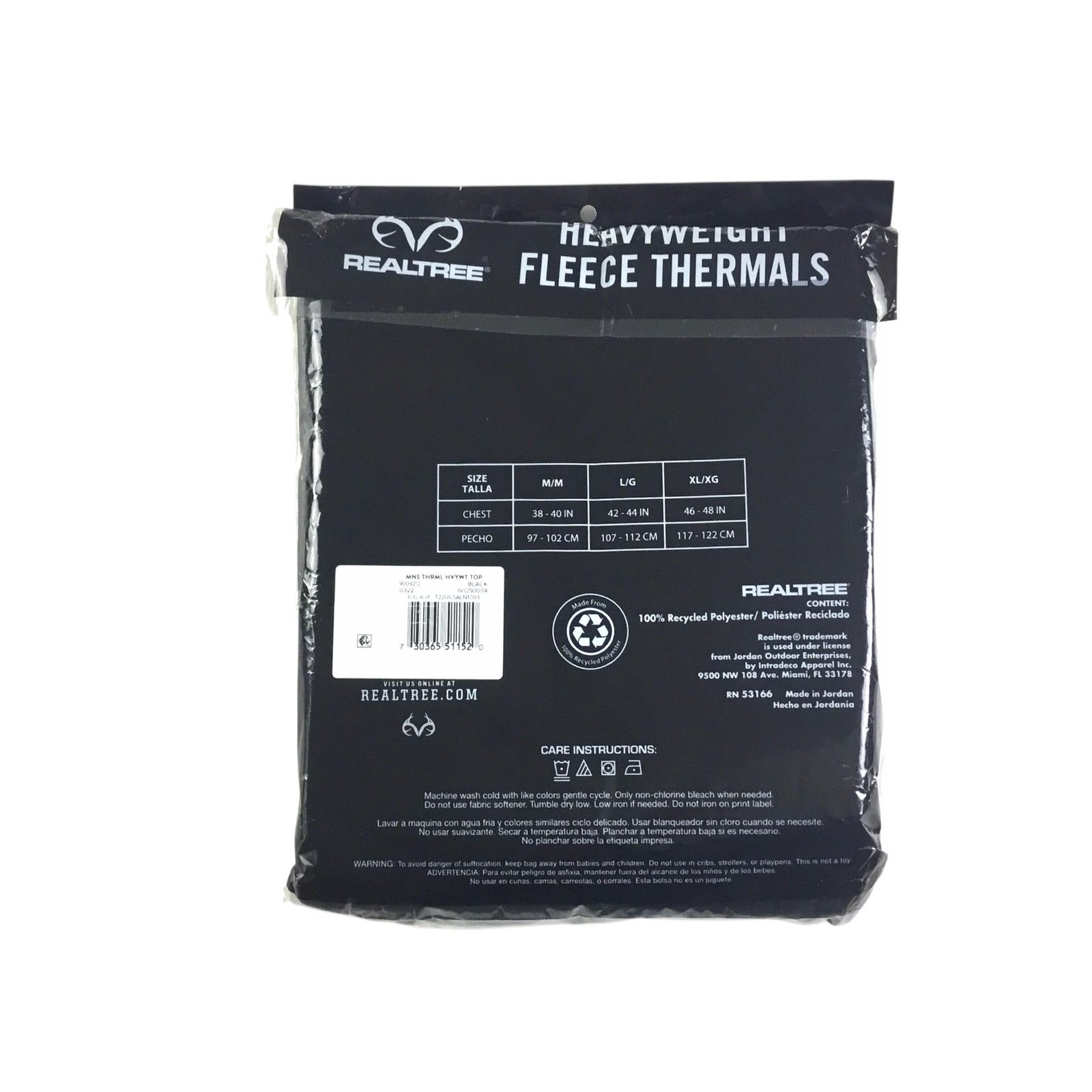 Realtree Realtree Black Heavyweight Fleece Thermal Top XL New NIP Size US XL / EU 56 / 4 - 2 Thumbnail