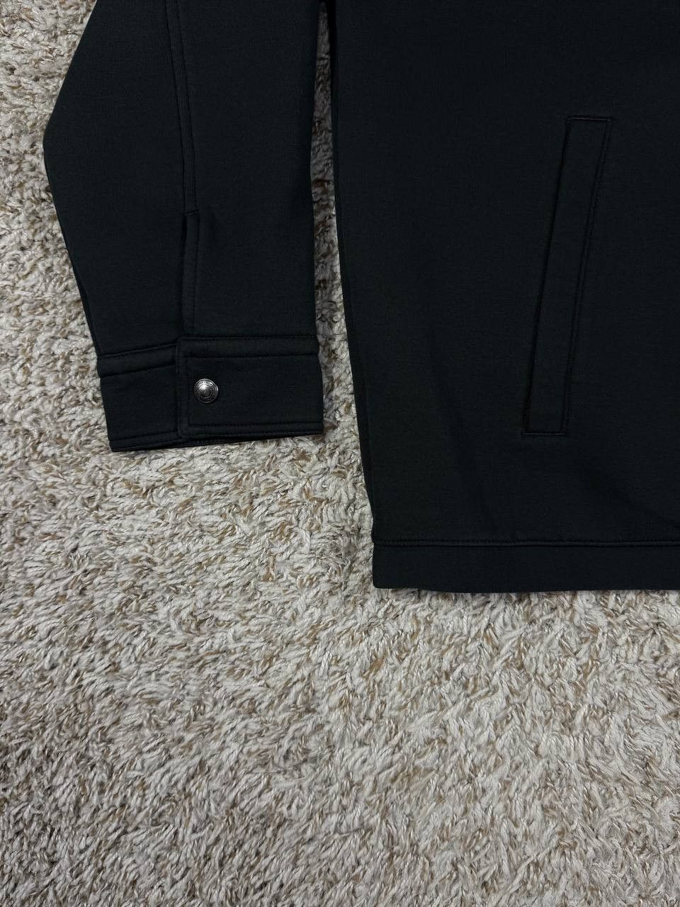 Polo Ralph Lauren Polo Ralph Lauren Double-Knit Black Shirt Jacket Size US XL / EU 56 / 4 - 4 Thumbnail