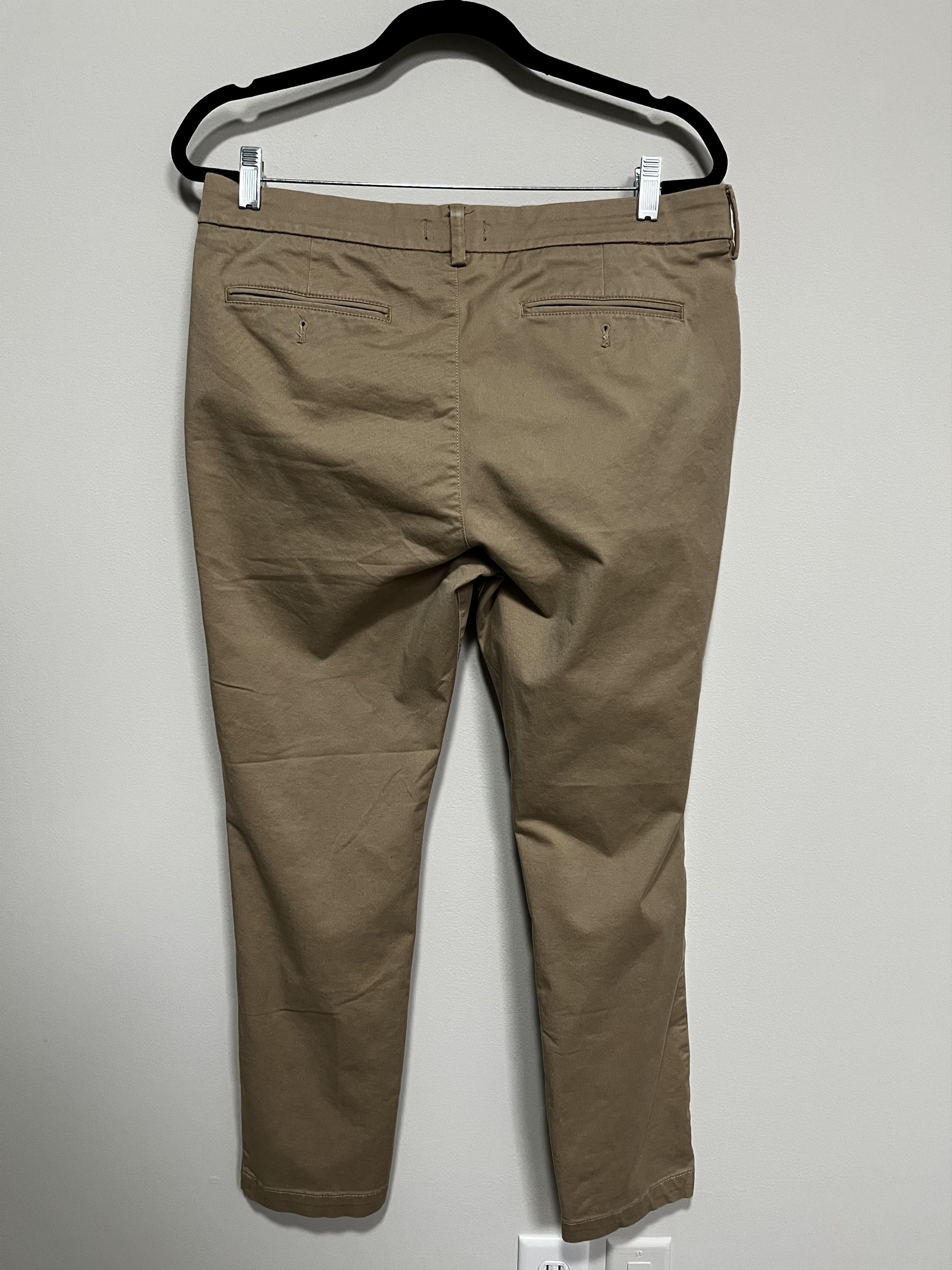 Express Express Hyper Stretch Skinny Chino Pants - Khaki (33x30) Size US 33 - 2 Thumbnail